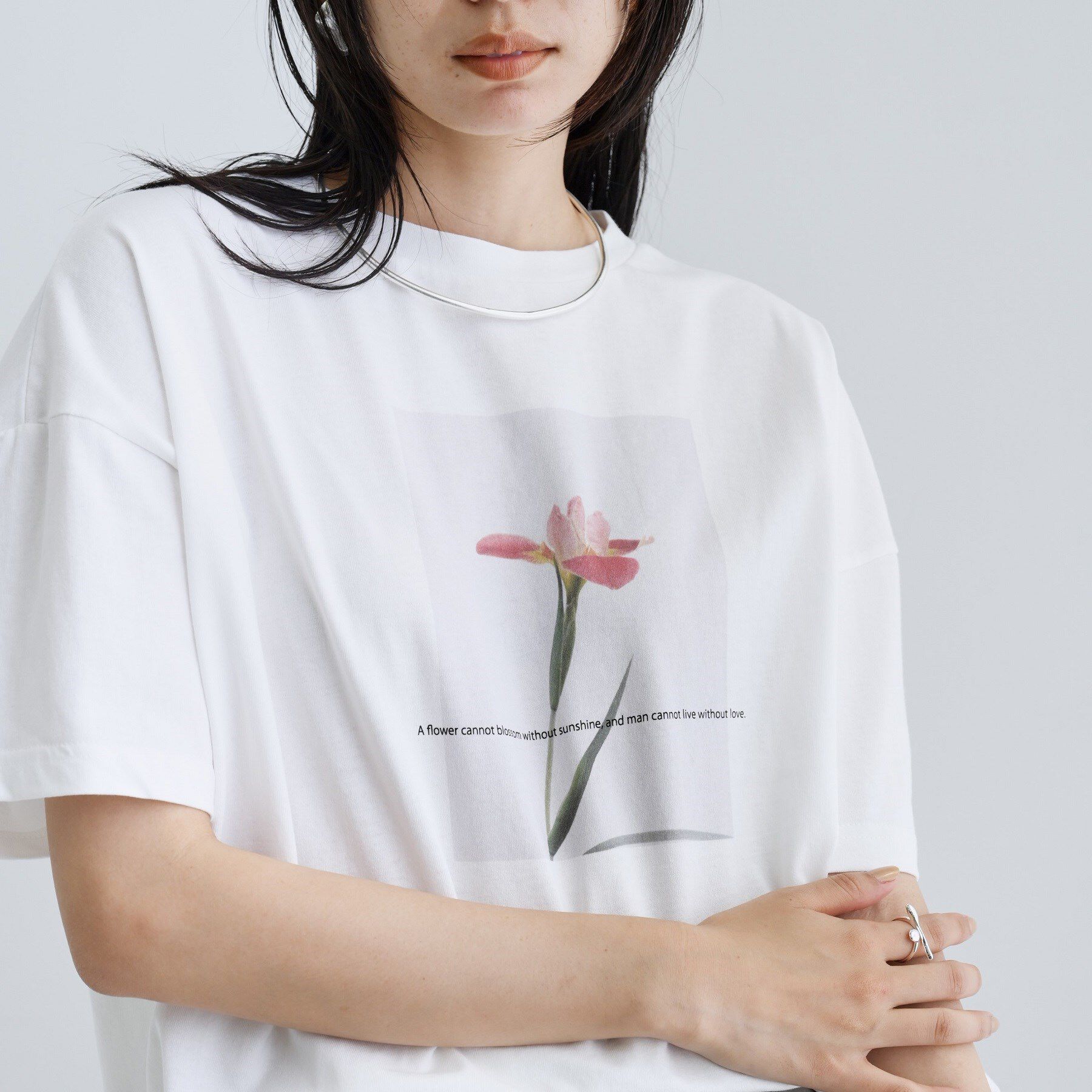 GALLEST「【一部店舗限定】フラワープリントT」|Tシャツ・カットソー|