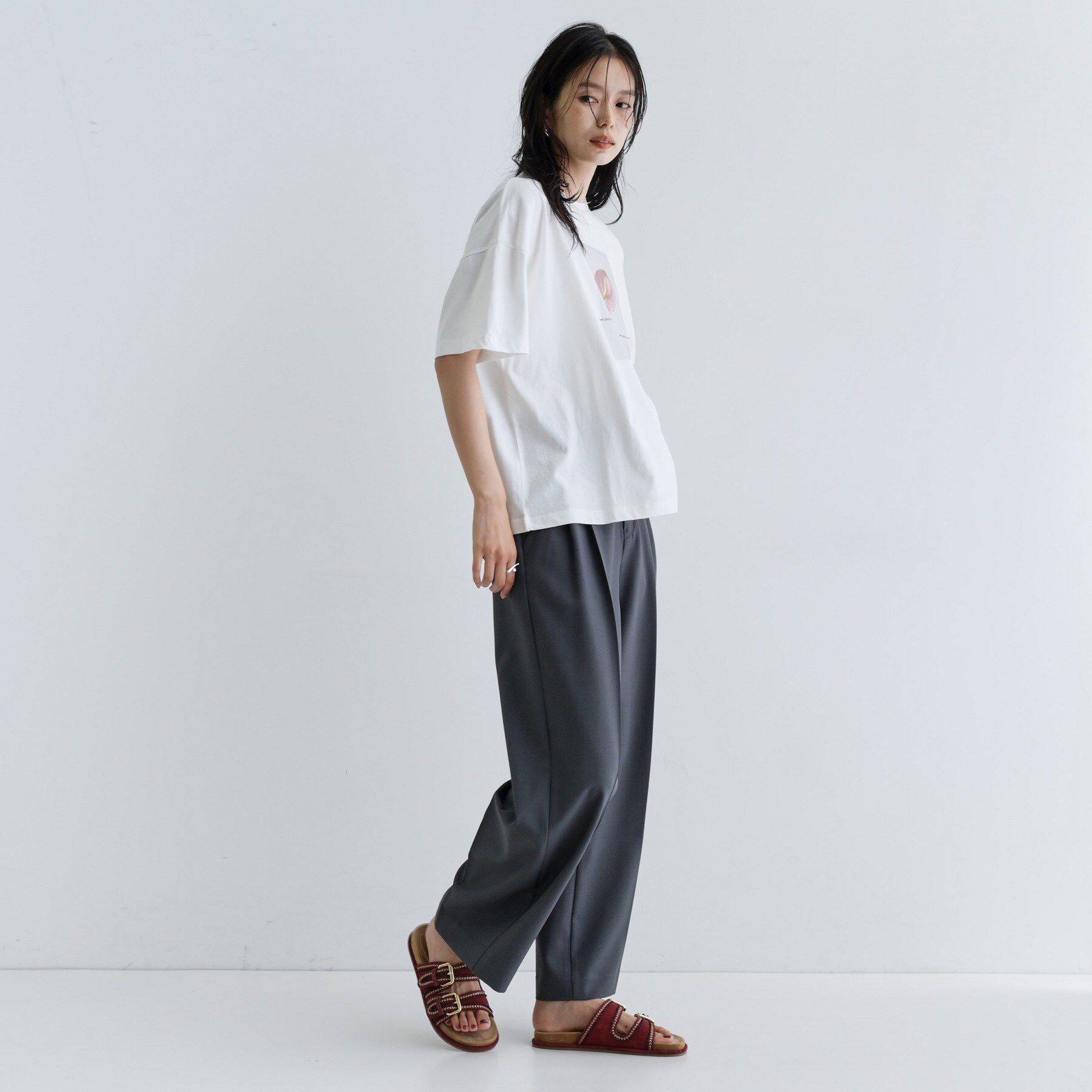 GALLEST「【一部店舗限定】フラワープリントT」|Tシャツ・カットソー|