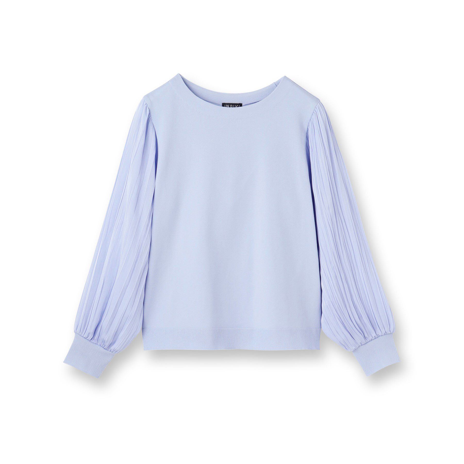 INDIVI「【洗える／華やか】袖プリーツニット」|ニット・セーター|