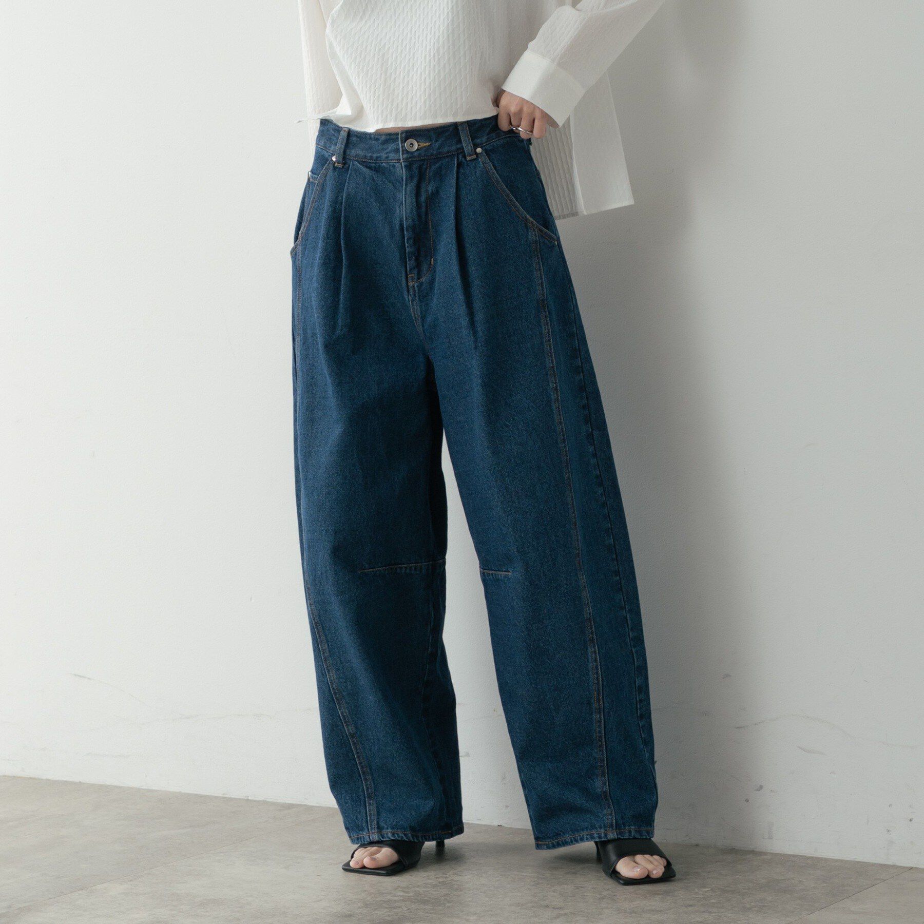 GALLEST「バレルデニムパンツ」|デニム|