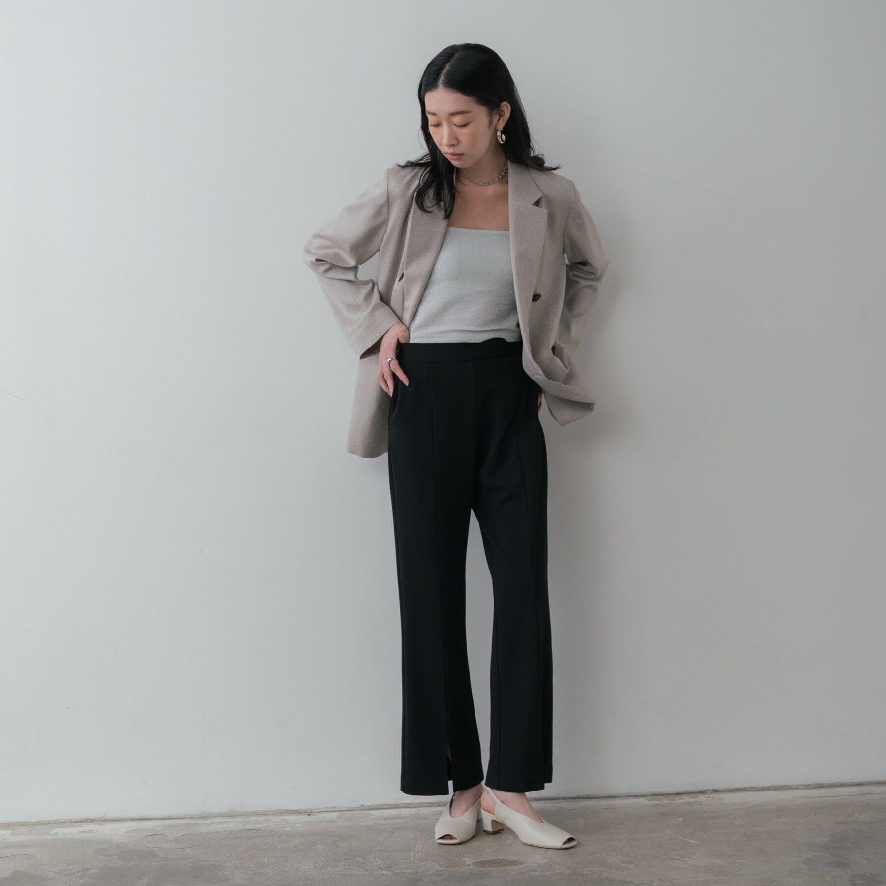 GALLEST「スリットフレアスキニーパンツ」|その他|