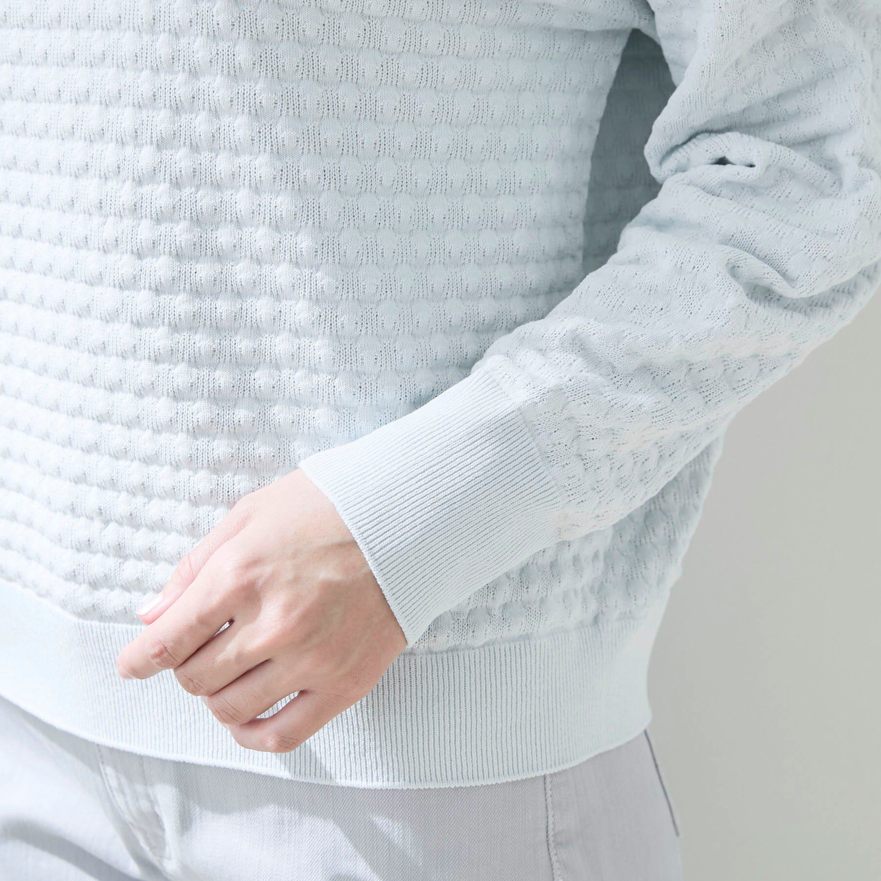 INDIVI「【洗える／凹凸編み】ジャカードニット」|ニット・セーター|