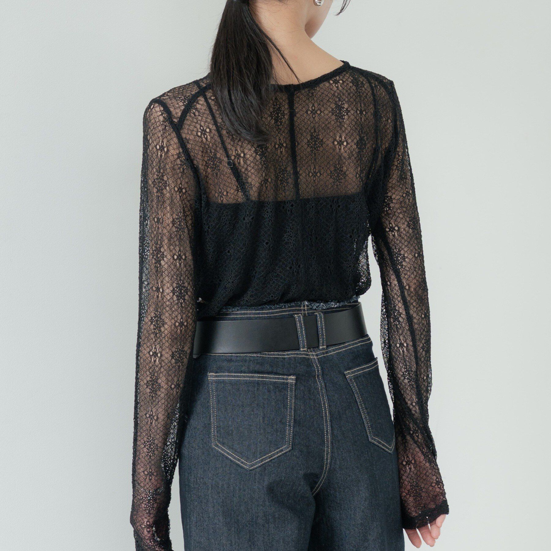 GALLEST「【2WAY】スリットレースプルオーバー」|Tシャツ・カットソー|