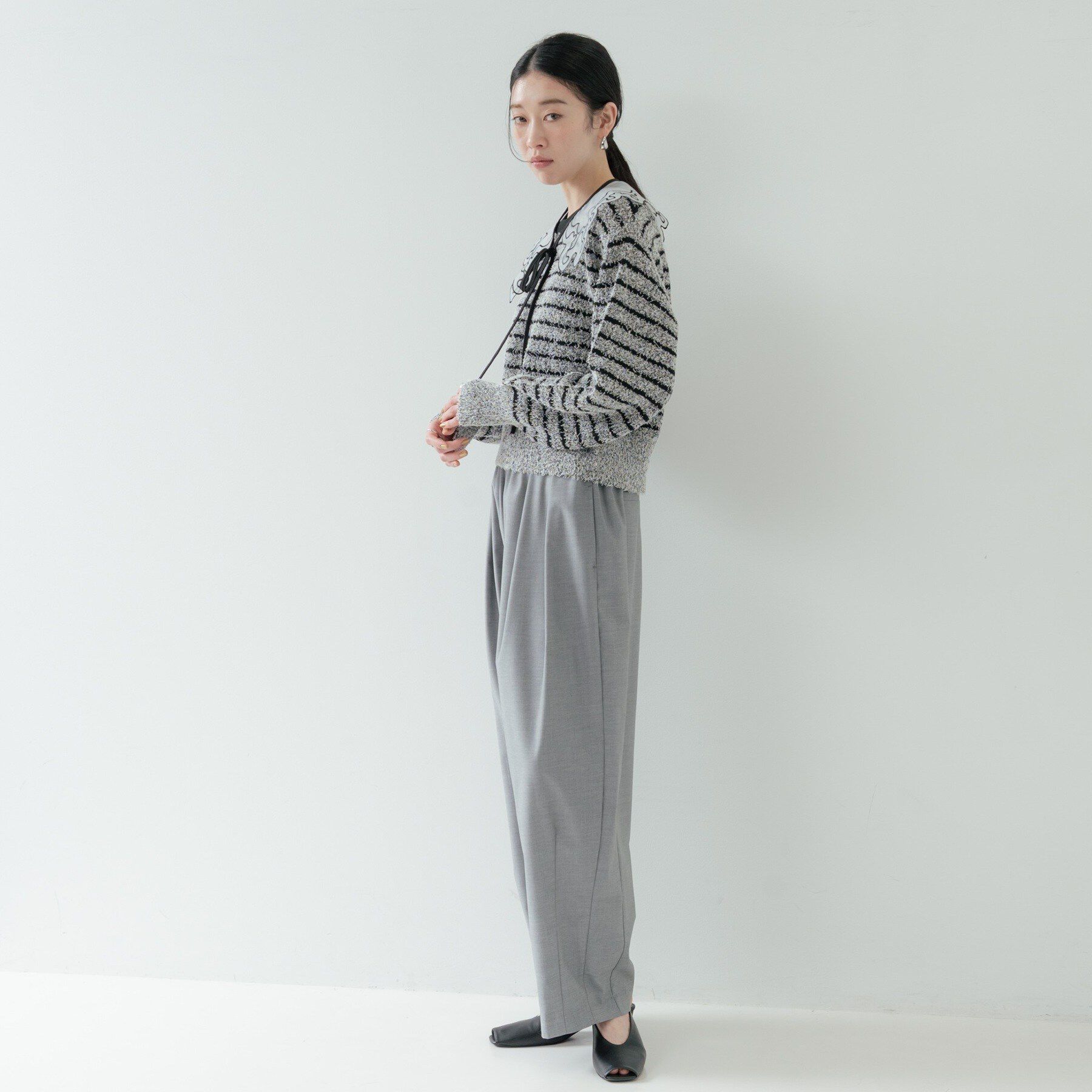 GALLEST「ファンシーヤーンボーダーニット」|ニット・セーター|