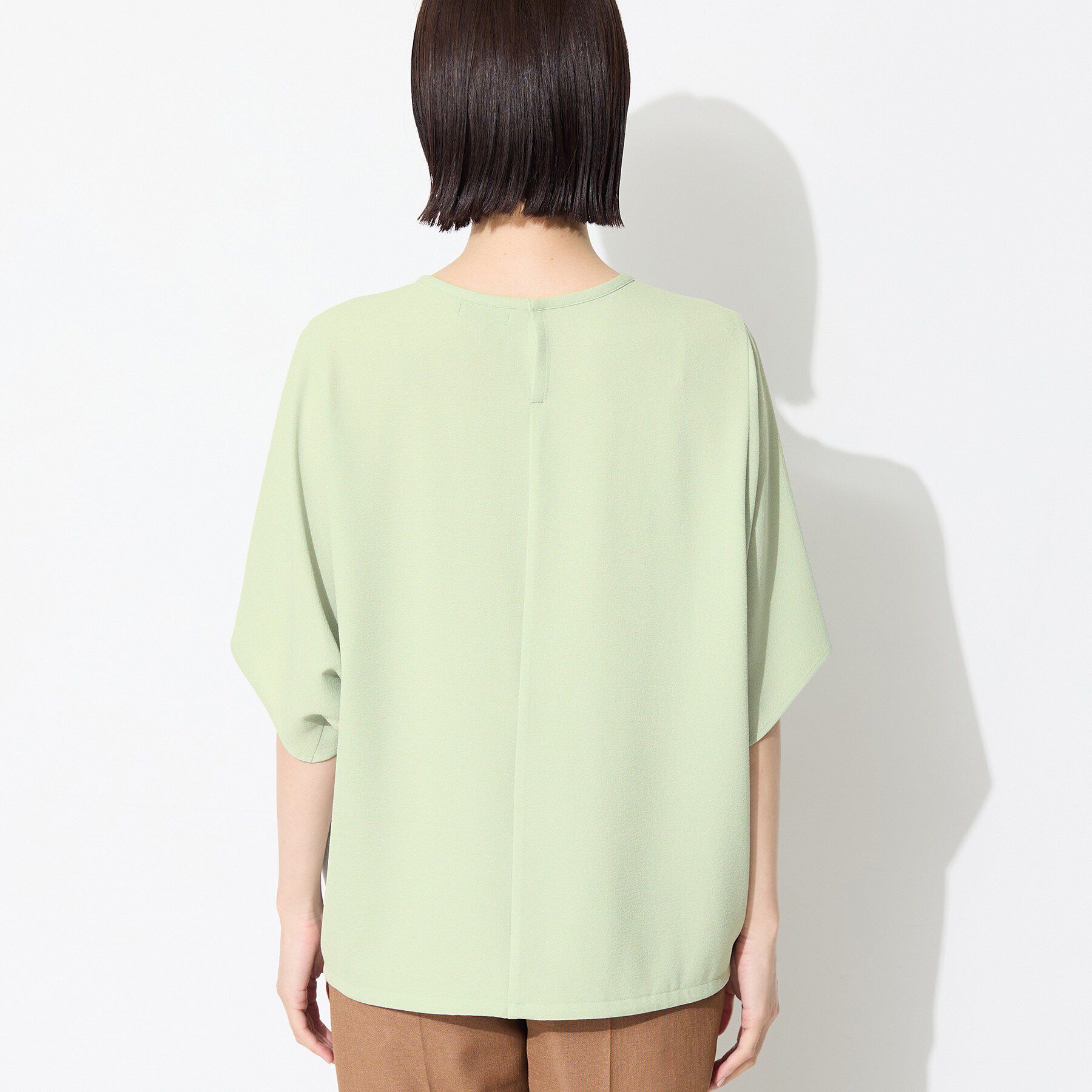 INDIVI「【洗える／2WAY／裾ドロスト付き】 ドルマンスリーブチュニックトップス」|Tシャツ・カットソー|