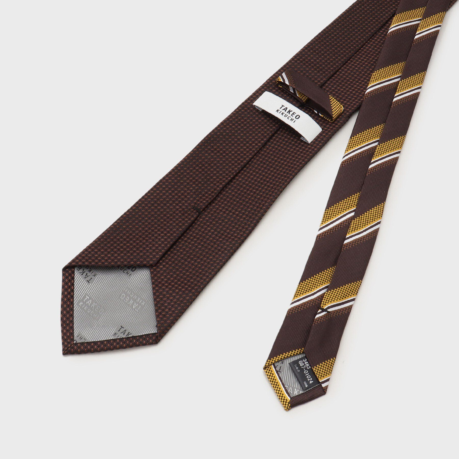 TAKEO KIKUCHI「【BOXセット】無地ネクタイ&タイバー」|ネクタイ・蝶ネクタイ|
