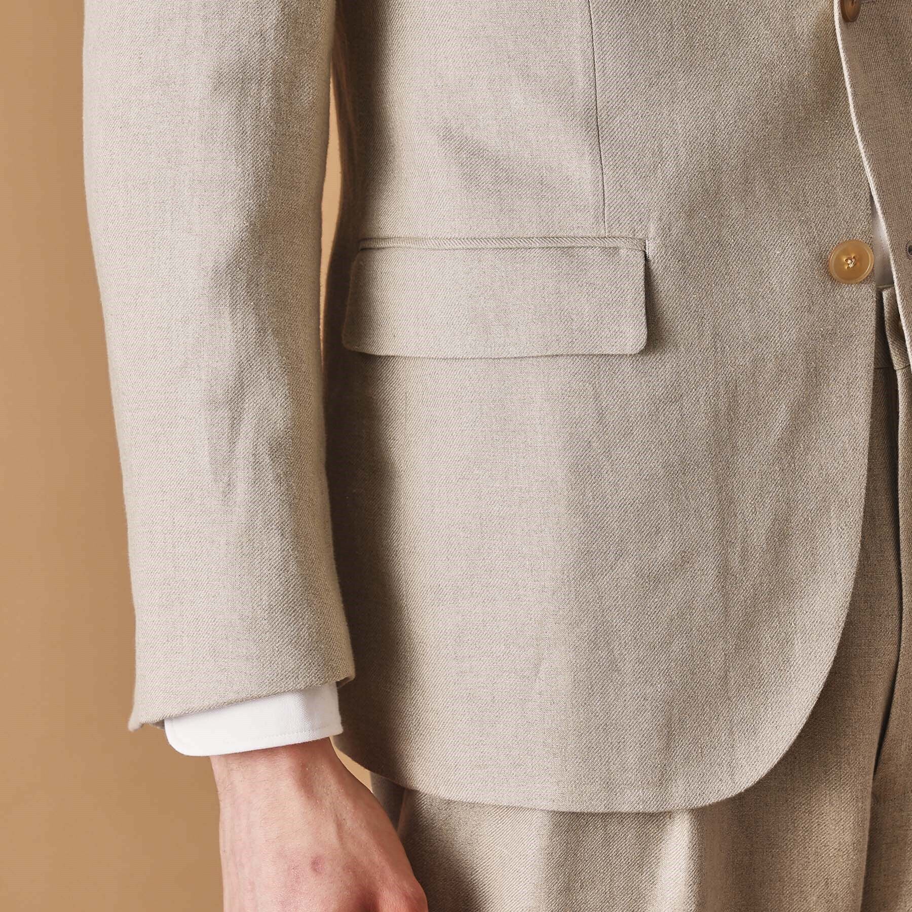 40CARATS&525「リネン テーラードジャケット」|テーラードジャケット|