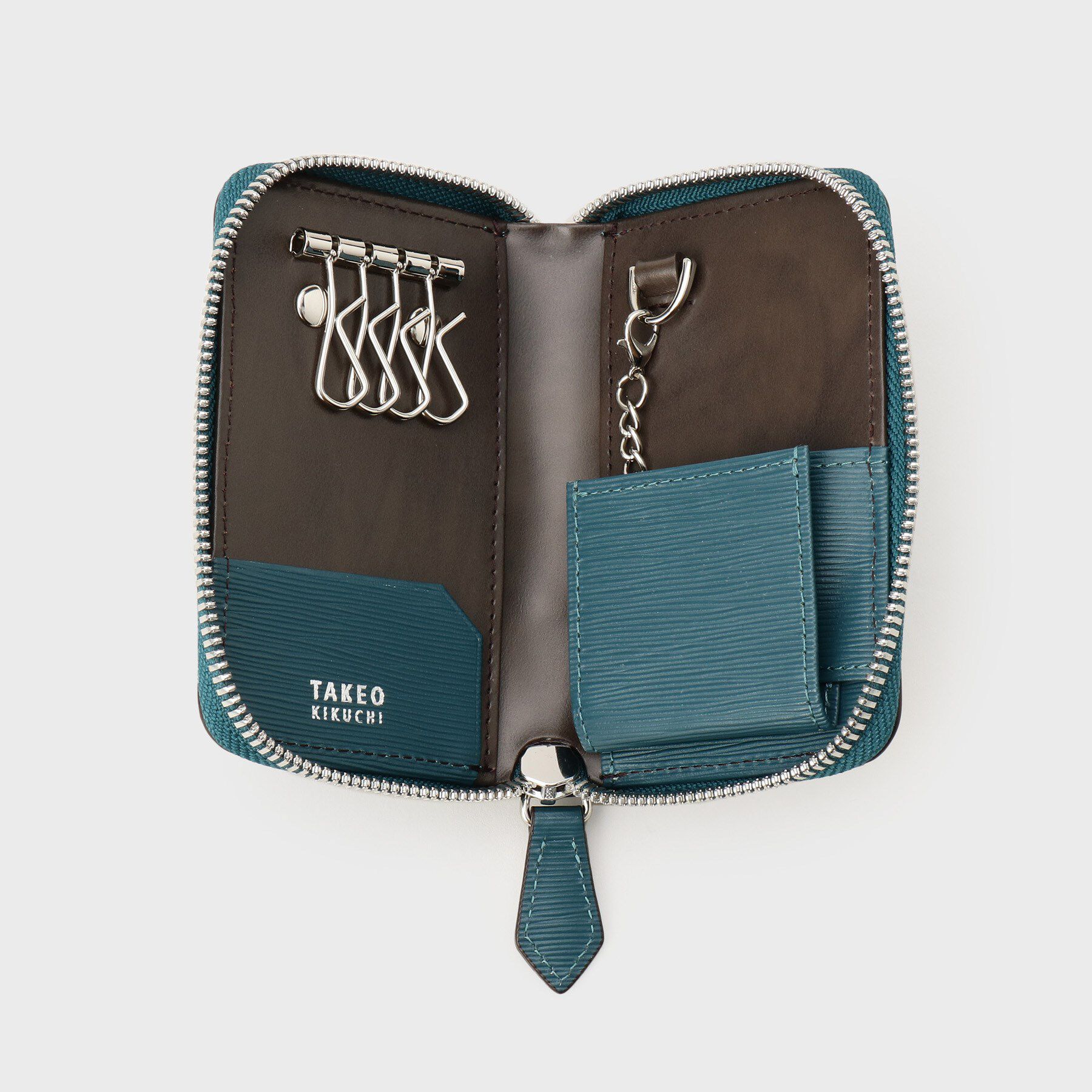 TAKEO KIKUCHI「【NEW　レザーリップルシリーズ】 スマートキーケース」|キーケース|