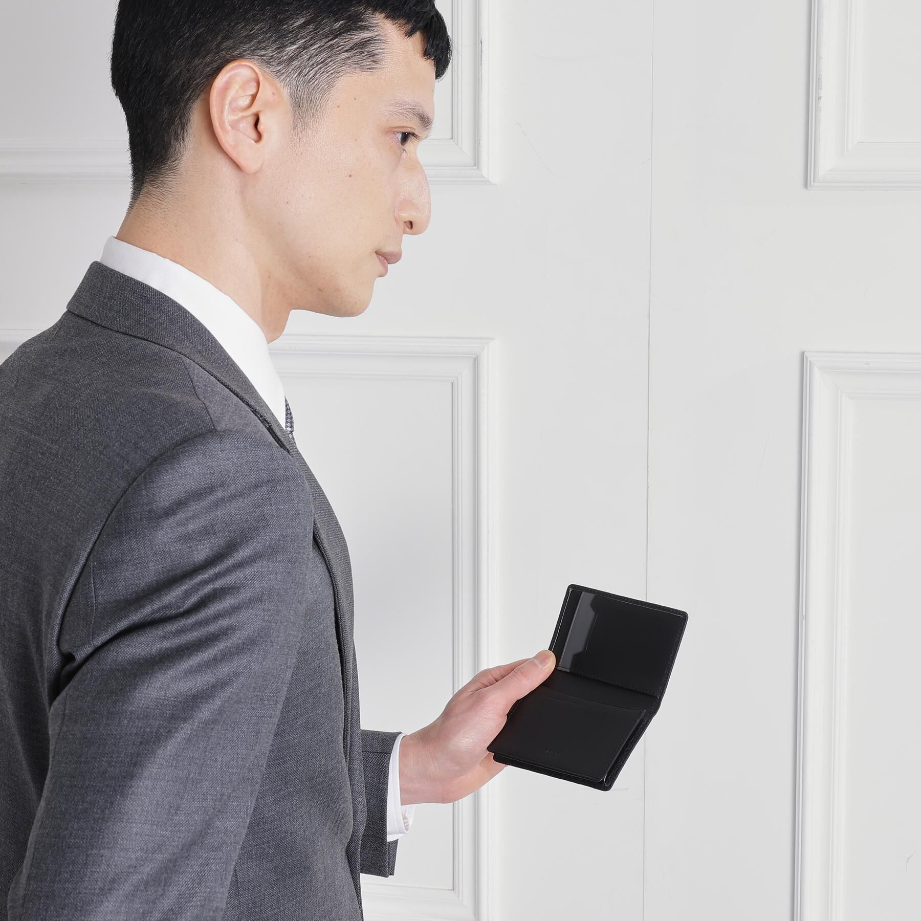 TAKEO KIKUCHI「ソフトシュリンクレザー名刺入れ」|名刺入れ・カードケース|