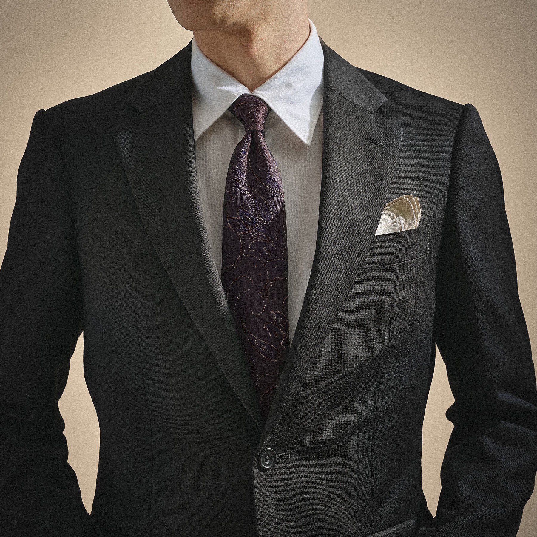 TAKEO KIKUCHI「エクストラシルク シャドーペイズリーネクタイ」|ネクタイ・蝶ネクタイ|