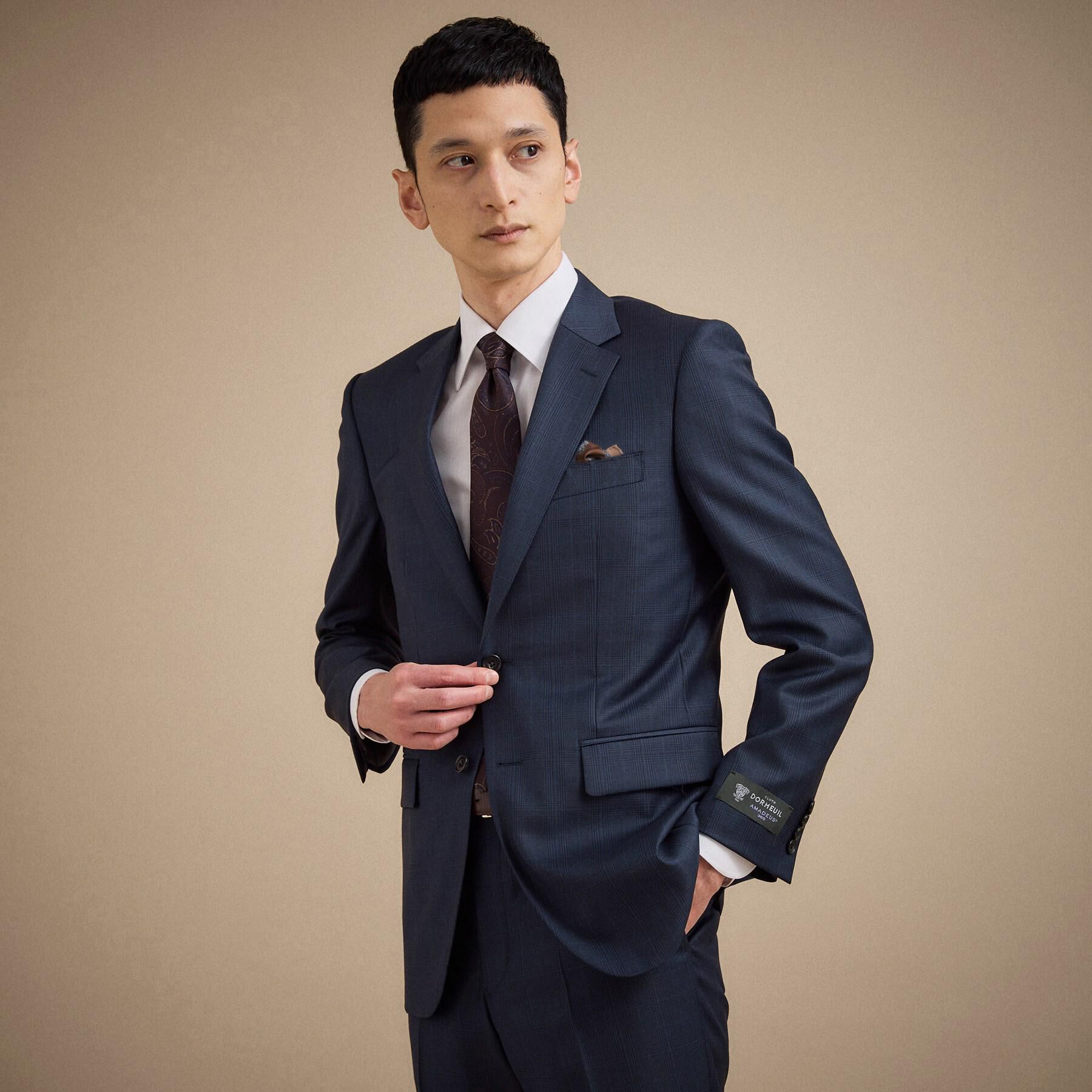 TAKEO KIKUCHI「ドーメル グレンチェック スーツ」|スーツ|ブルー(293)