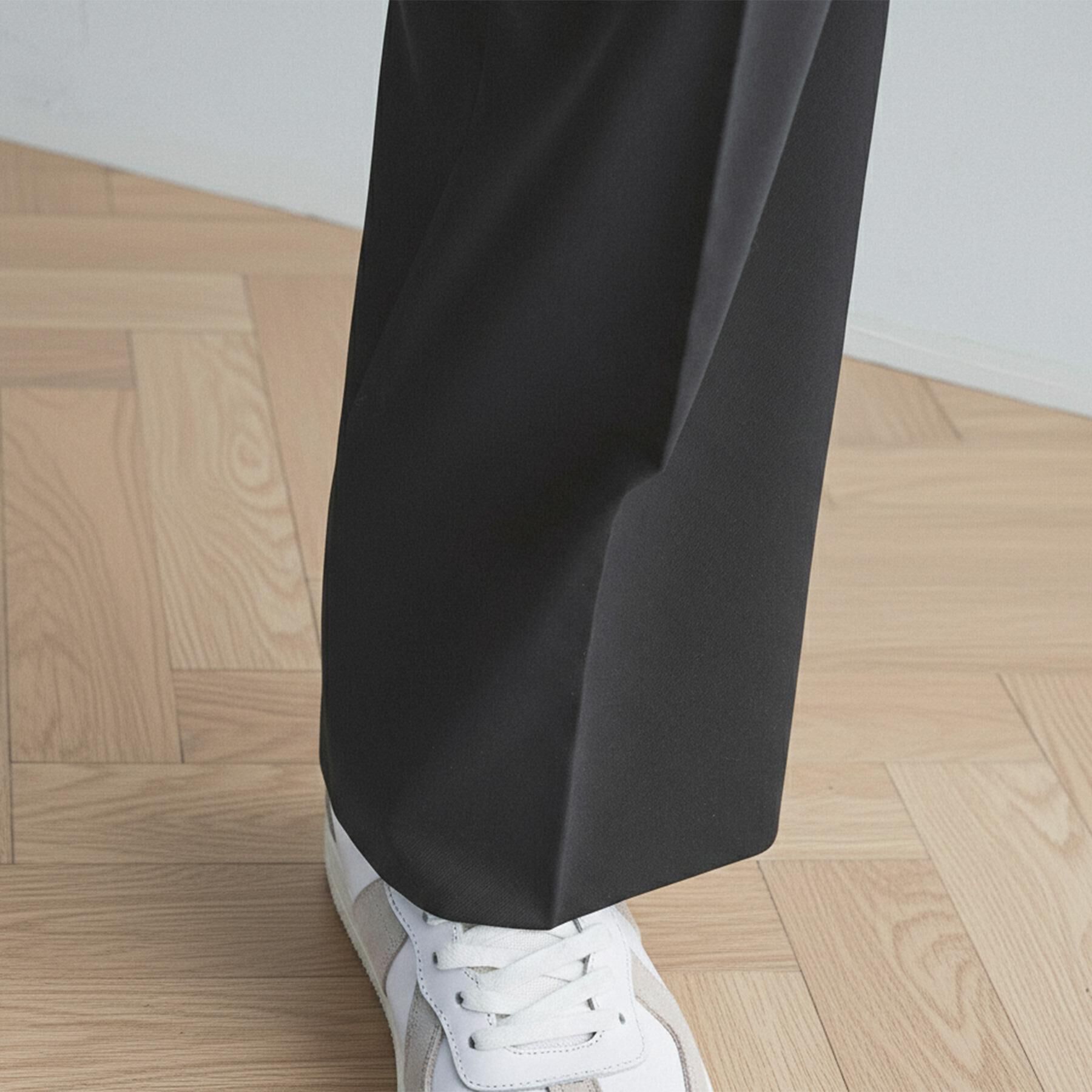 TAKEO KIKUCHI「【BOWLER HAT LABEL】TWギャバジン ワイドイージースラックス」|その他|