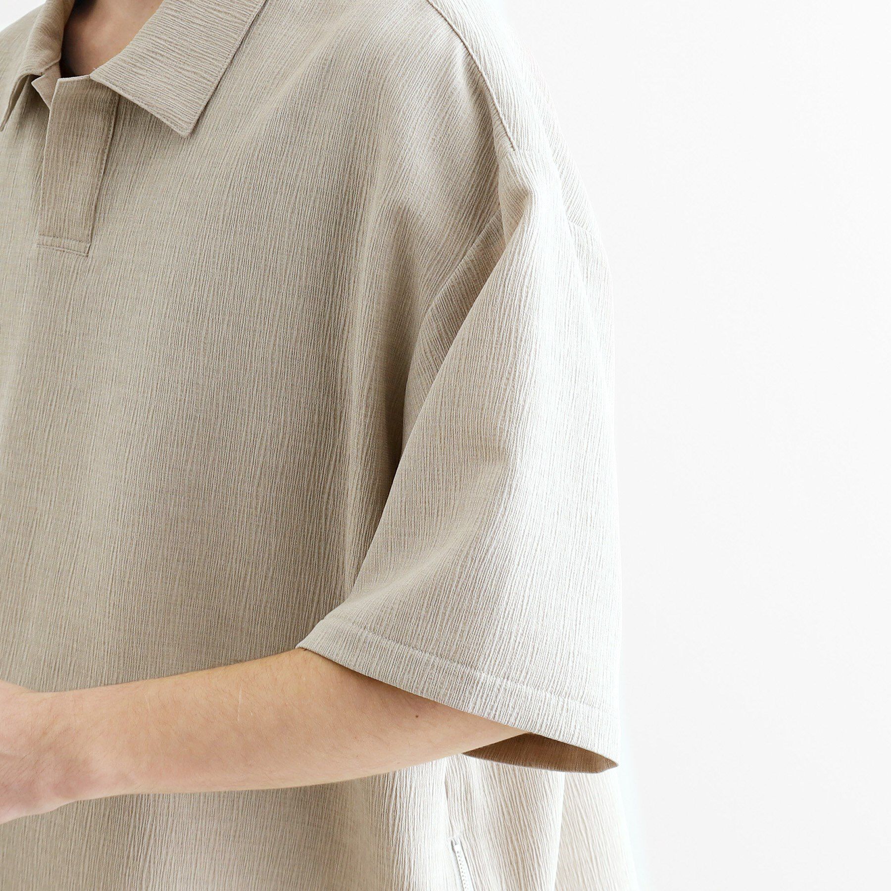 tk.TAKEO KIKUCHI「【セットアップ対応】テッククレープスキッパーシャツ」|シャツ・ブラウス|