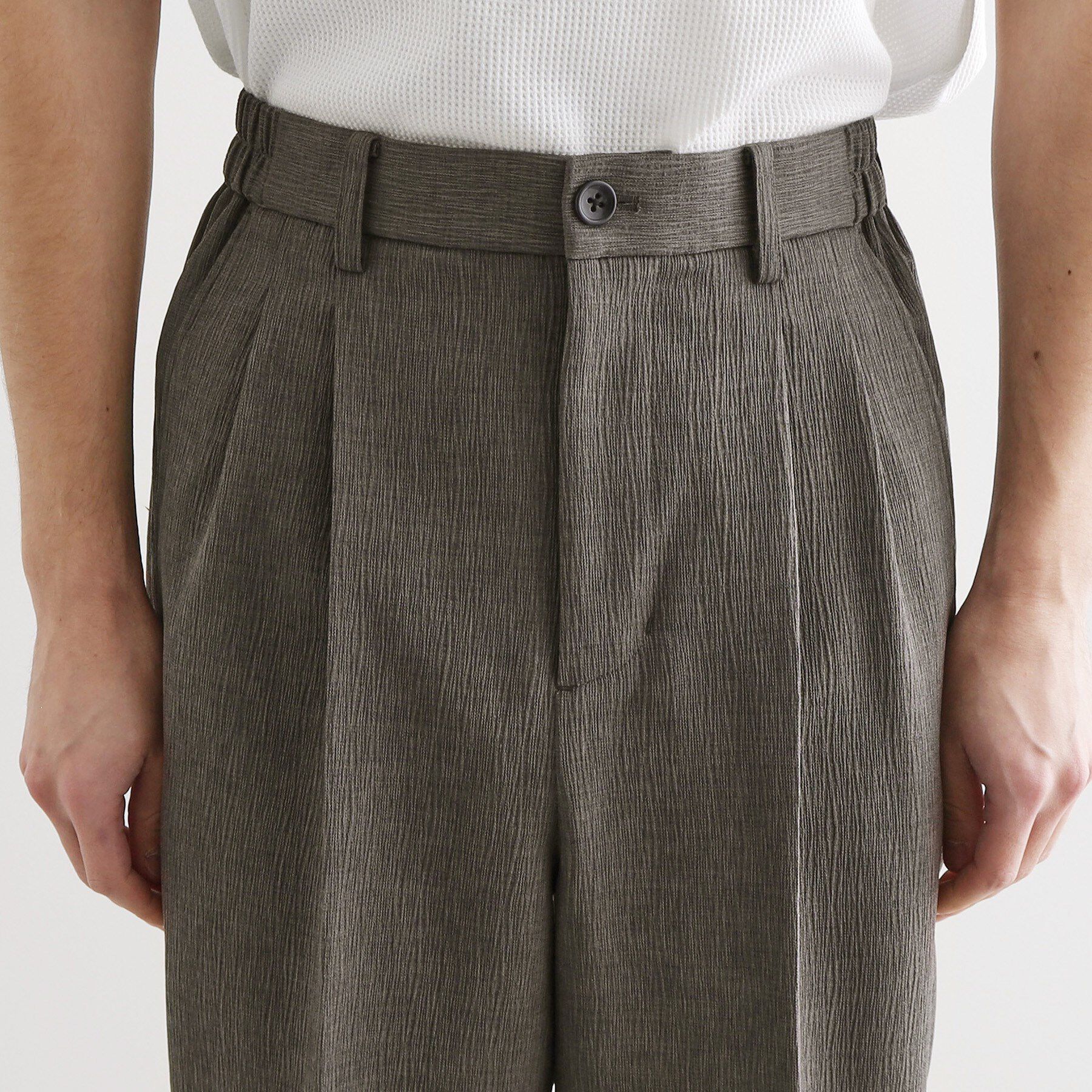 tk.TAKEO KIKUCHI「【セットアップ対応】テッククレープルーズテーパードパンツ」|その他|