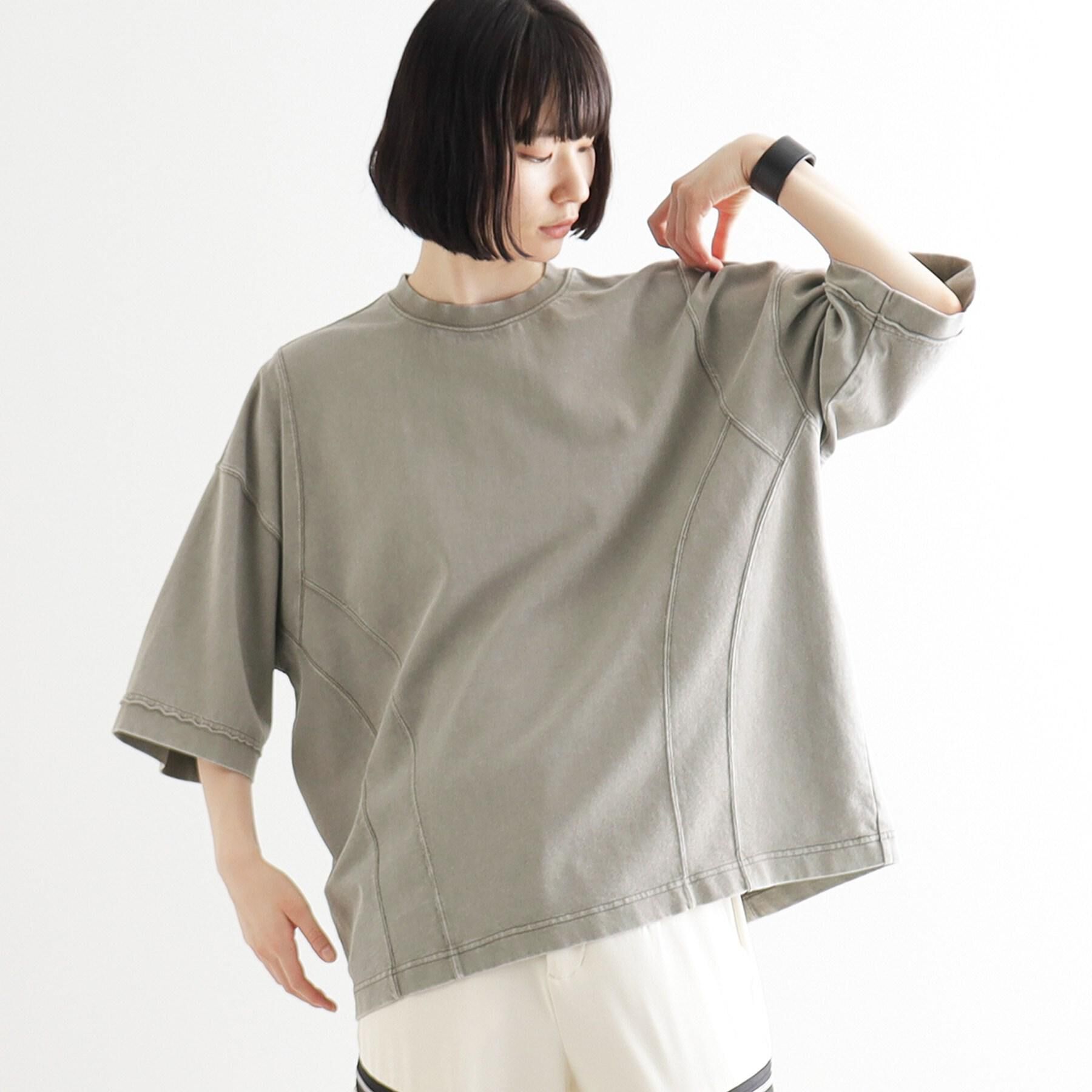 tk.TAKEO KIKUCHI「ヴィンテージクロップドTシャツ/ヴィンテージライク/半袖Tシャツ」|Tシャツ・カットソー|