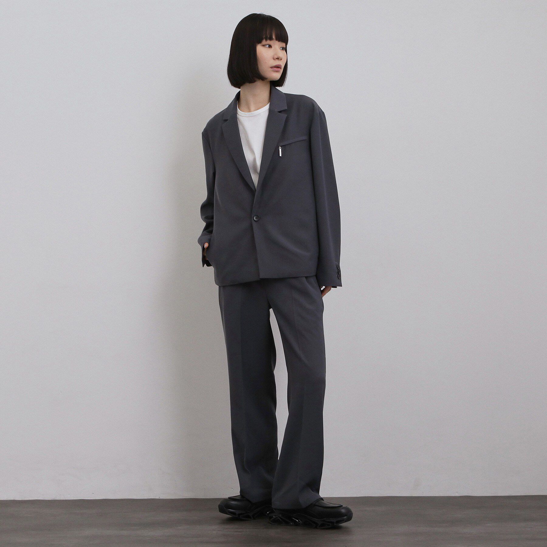 tk.TAKEO KIKUCHI「【セットアップ対応】クロップドジャケット」|テーラードジャケット|