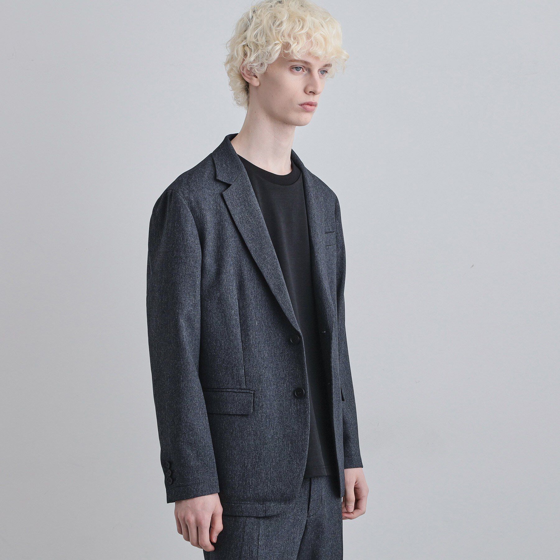 tk.TAKEO KIKUCHI「【セットアップ2点セット】PINHEADシングルセットアップ/ONOFF兼用/ストレッチ/洗える/イ」|スーツ|