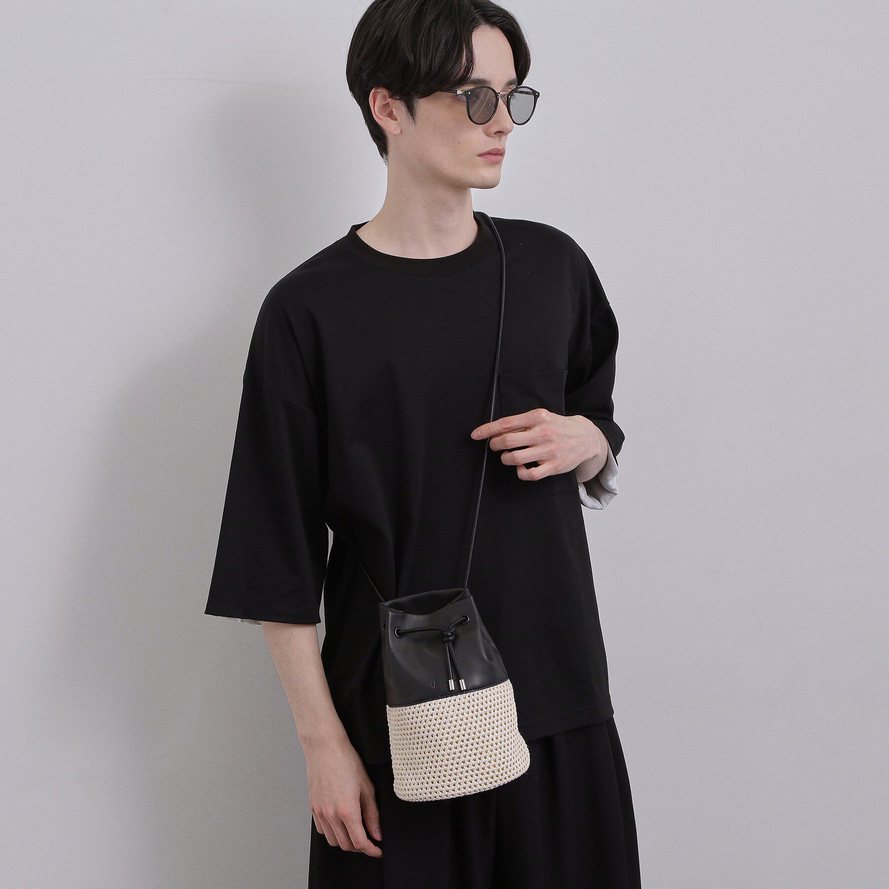 tk.TAKEO KIKUCHI「【2WAY】巾着ショルダーバッグ」|ショルダー・メッセンジャー|