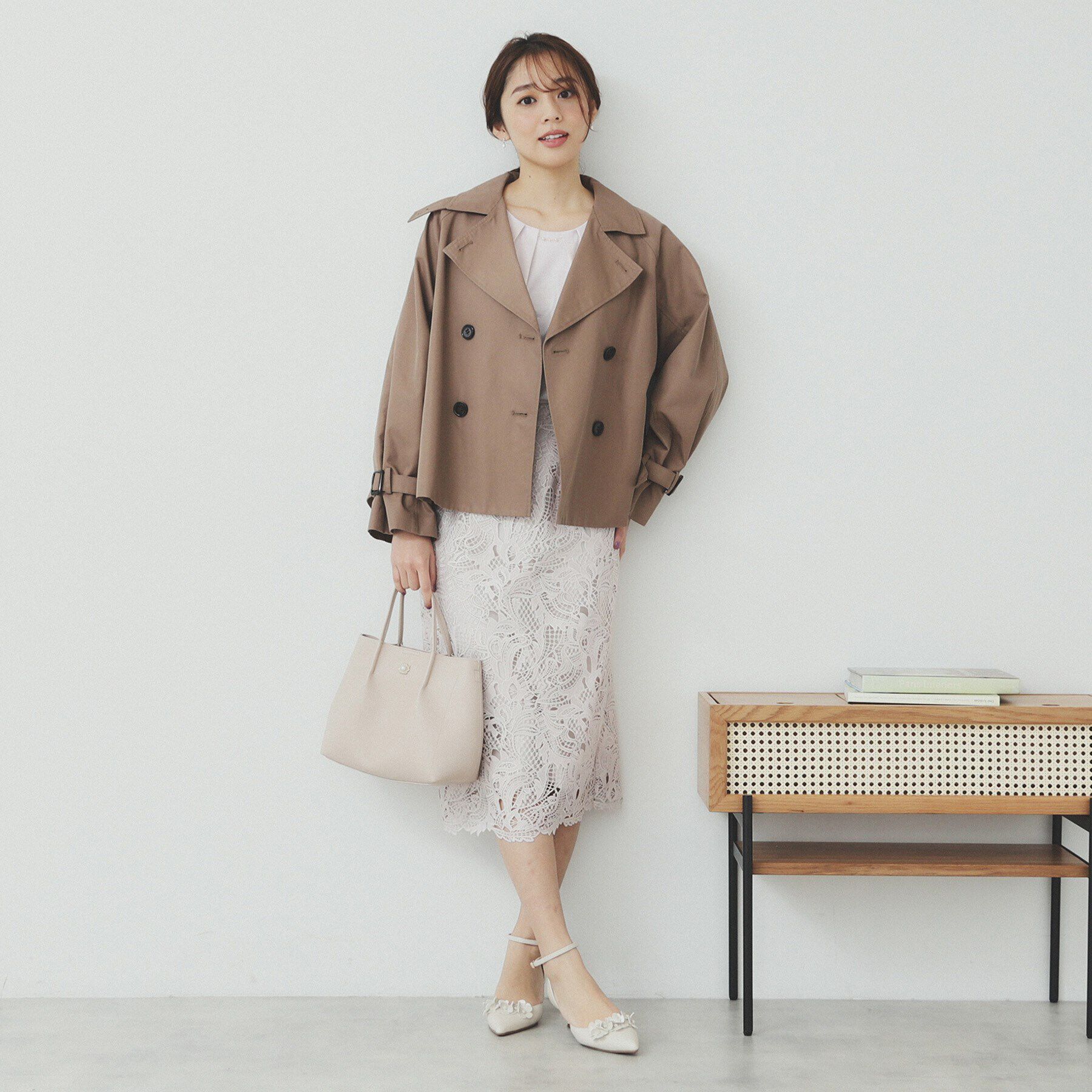 index「パール調チェーン付きフロントタックトップス【洗濯機洗い可】」|シャツ・ブラウス|