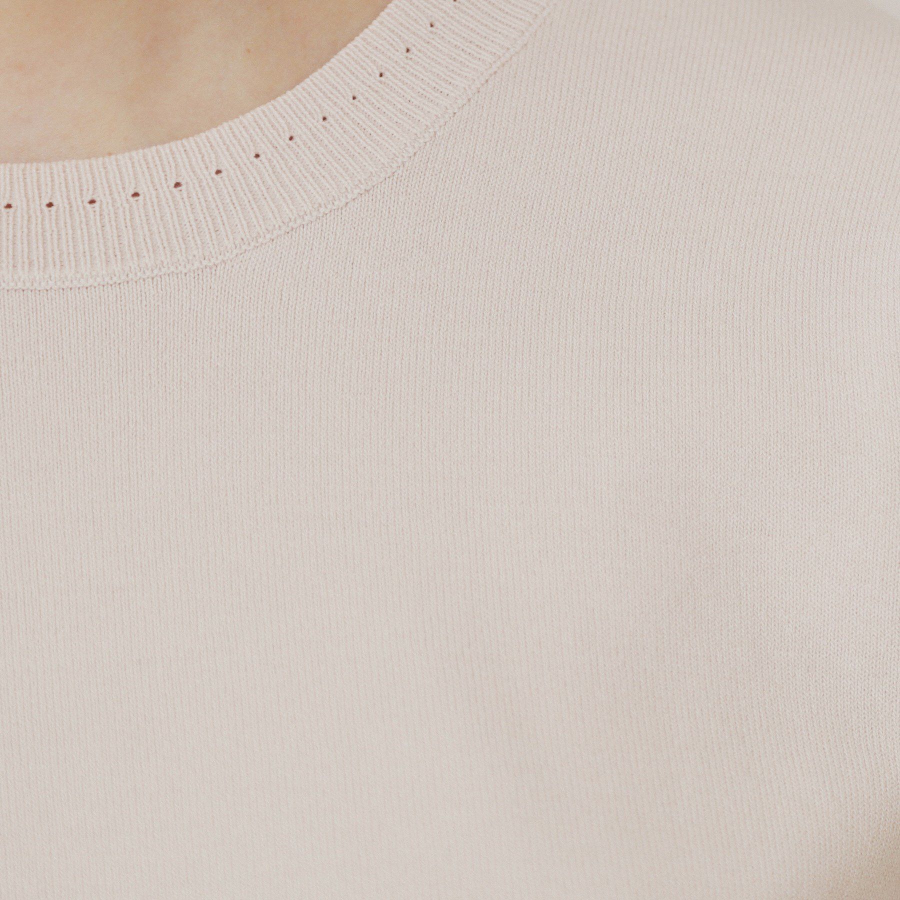 index「《7色展開/XS-LLサイズ》クルーネックデザインスリーブニット【洗濯機洗い可】」|ニット・セーター|