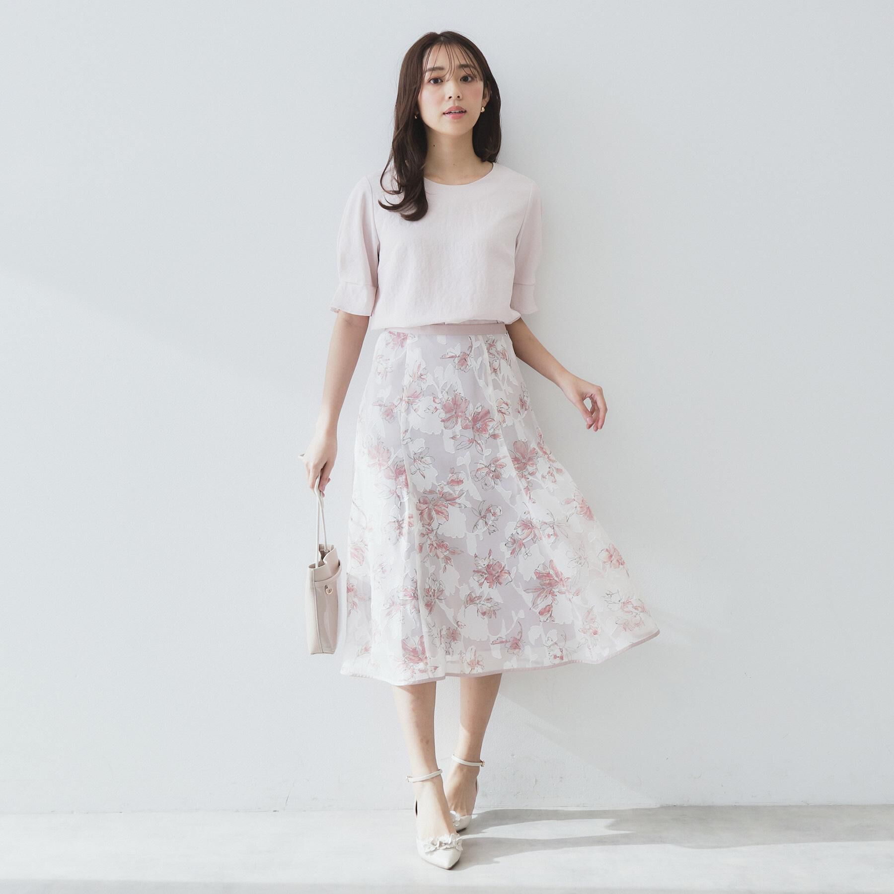 index「《8色展開/XS-LLサイズ》タックパフスリーブブラウス【洗濯機洗い可/吸水速乾/防シワ/抗ピル】」|シャツ・ブラウス|