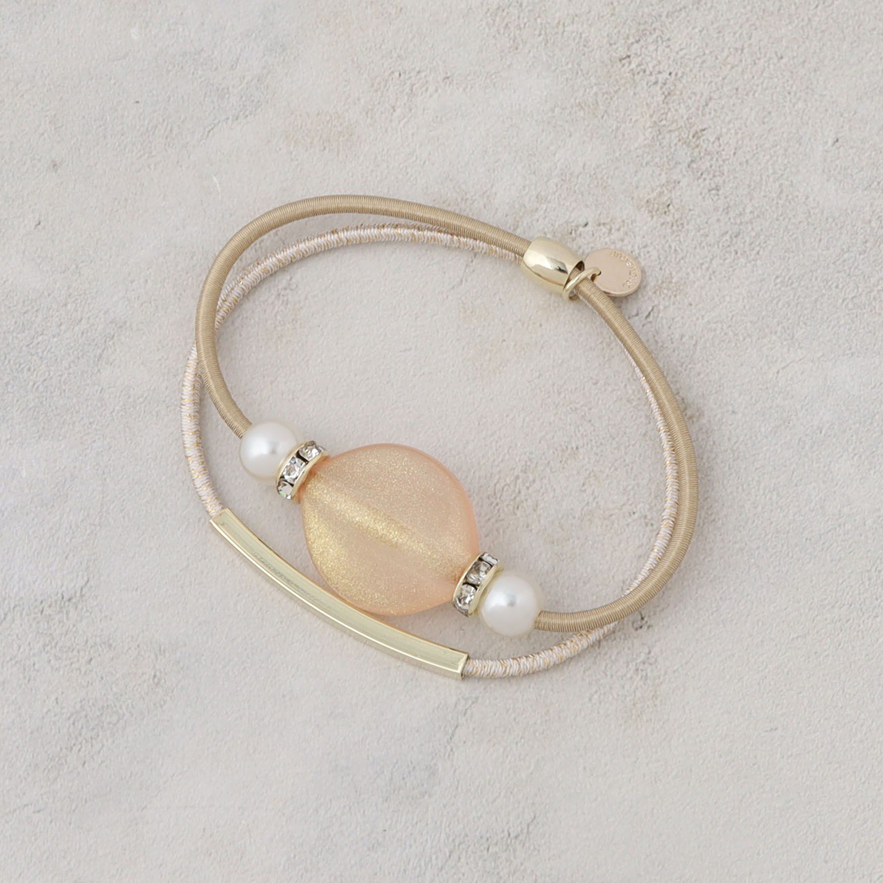 OPAQUE.CLIP「クリアラメビーズ2連ゴム」|その他|