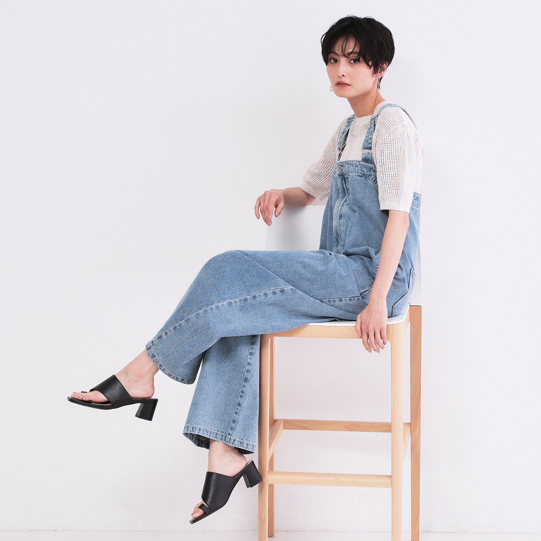 OPAQUE.CLIP「サムリングデザインミュール」|サンダル|