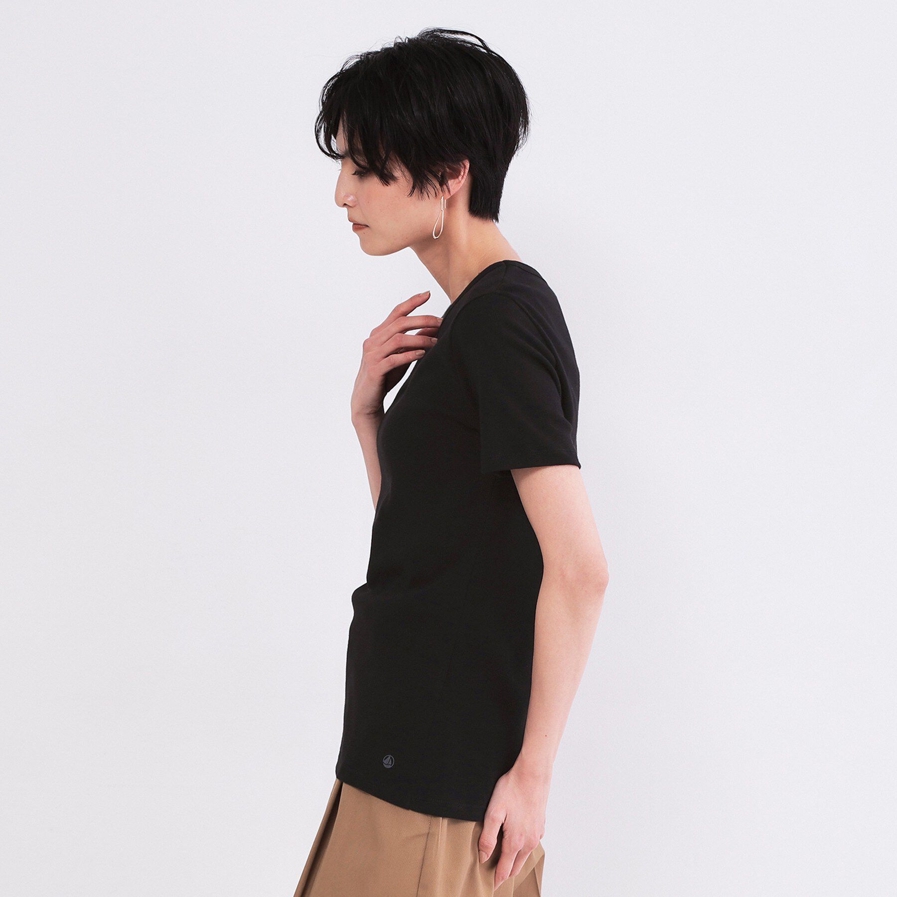 OPAQUE.CLIP「【PETIT BATEAU／プチバトー】クルーネック半袖Tシャツ」|Tシャツ・カットソー|