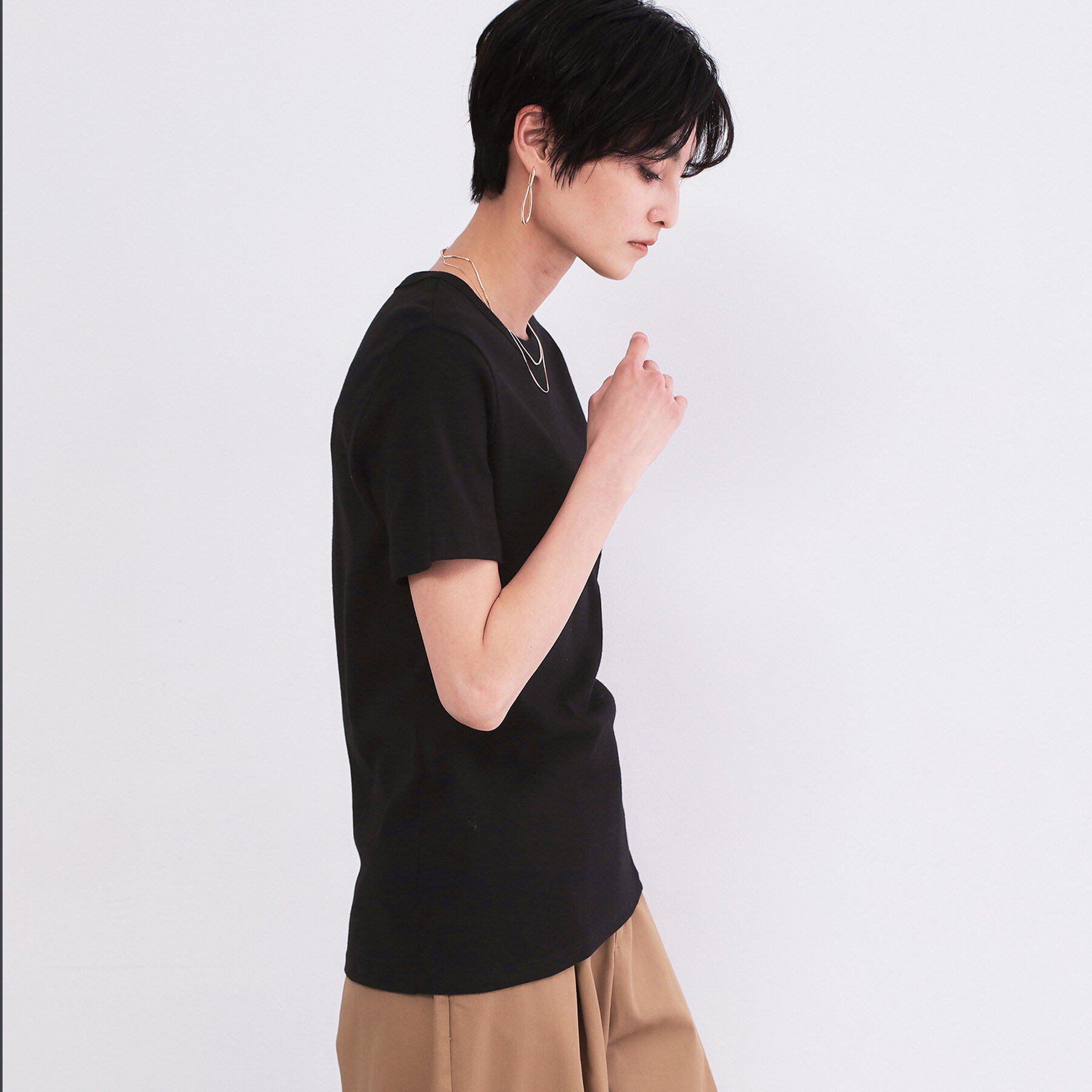 OPAQUE.CLIP「【PETIT BATEAU／プチバトー】クルーネック半袖Tシャツ」|Tシャツ・カットソー|