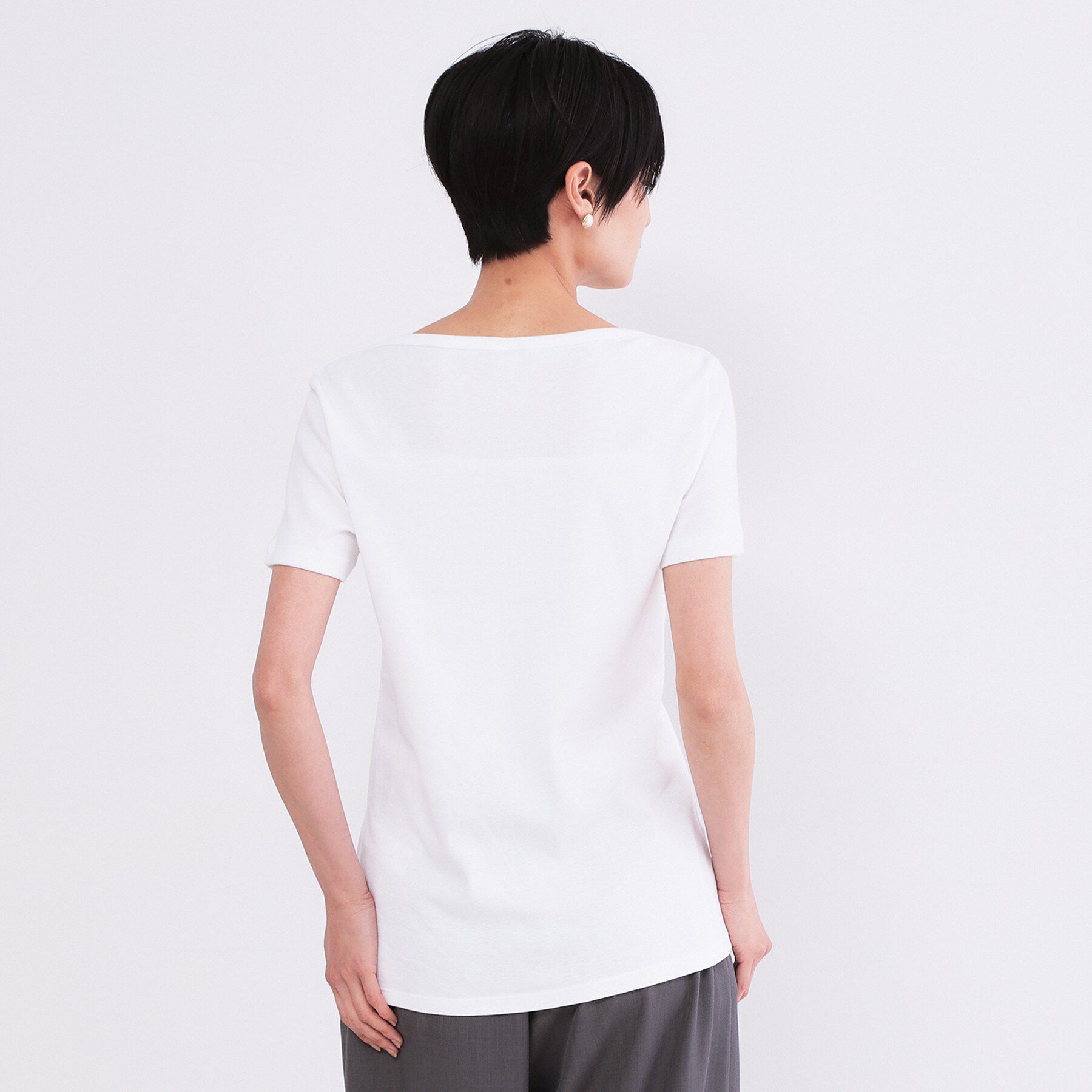 OPAQUE.CLIP「【PETIT BATERU／プチバトー】ボートネック半袖Tシャツ」|Tシャツ・カットソー|