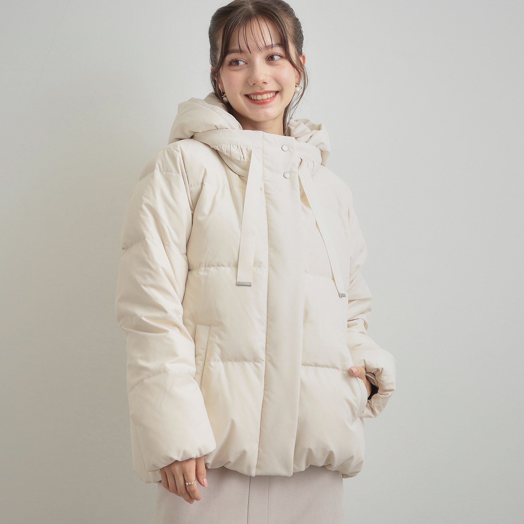 Couture broach「【冬の名品・撥水】愛されダウン」|ダウン|