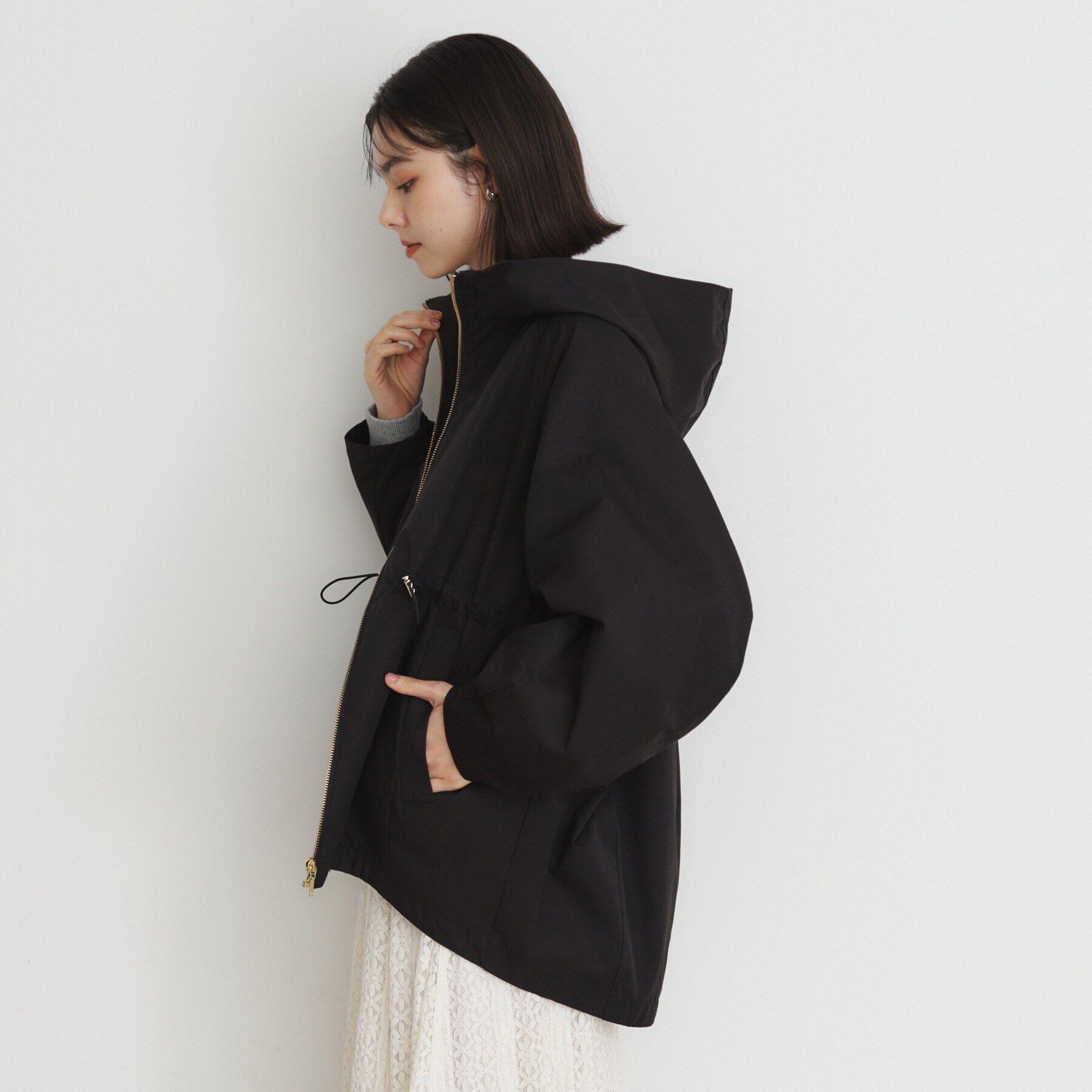 THE SHOP TK「【撥水】ウエストドロストマウンテンパーカ」|ブルゾン・スタジャン|