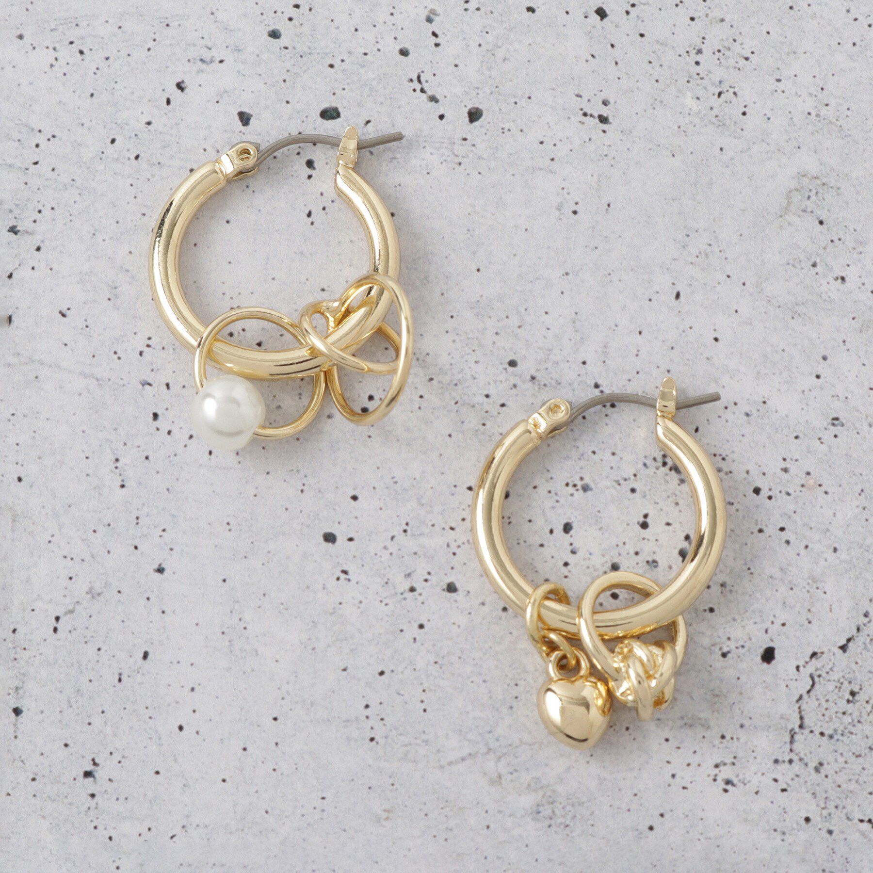 THE SHOP TK「2WAYループパール調ピアス」|ピアス|