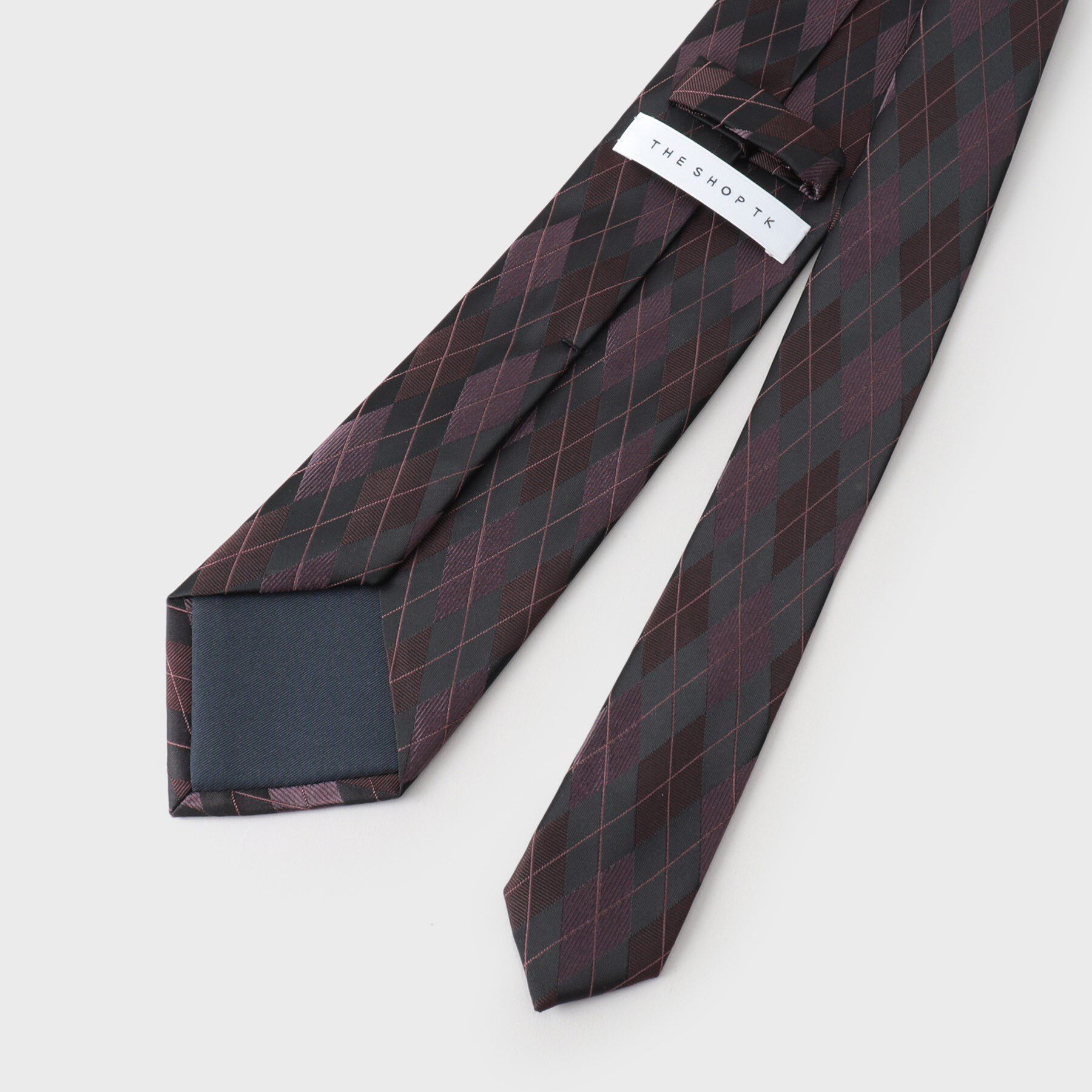THE SHOP TK「シャドーパターンアソート柄ネクタイ アーガイル／千鳥」|ネクタイ・蝶ネクタイ|