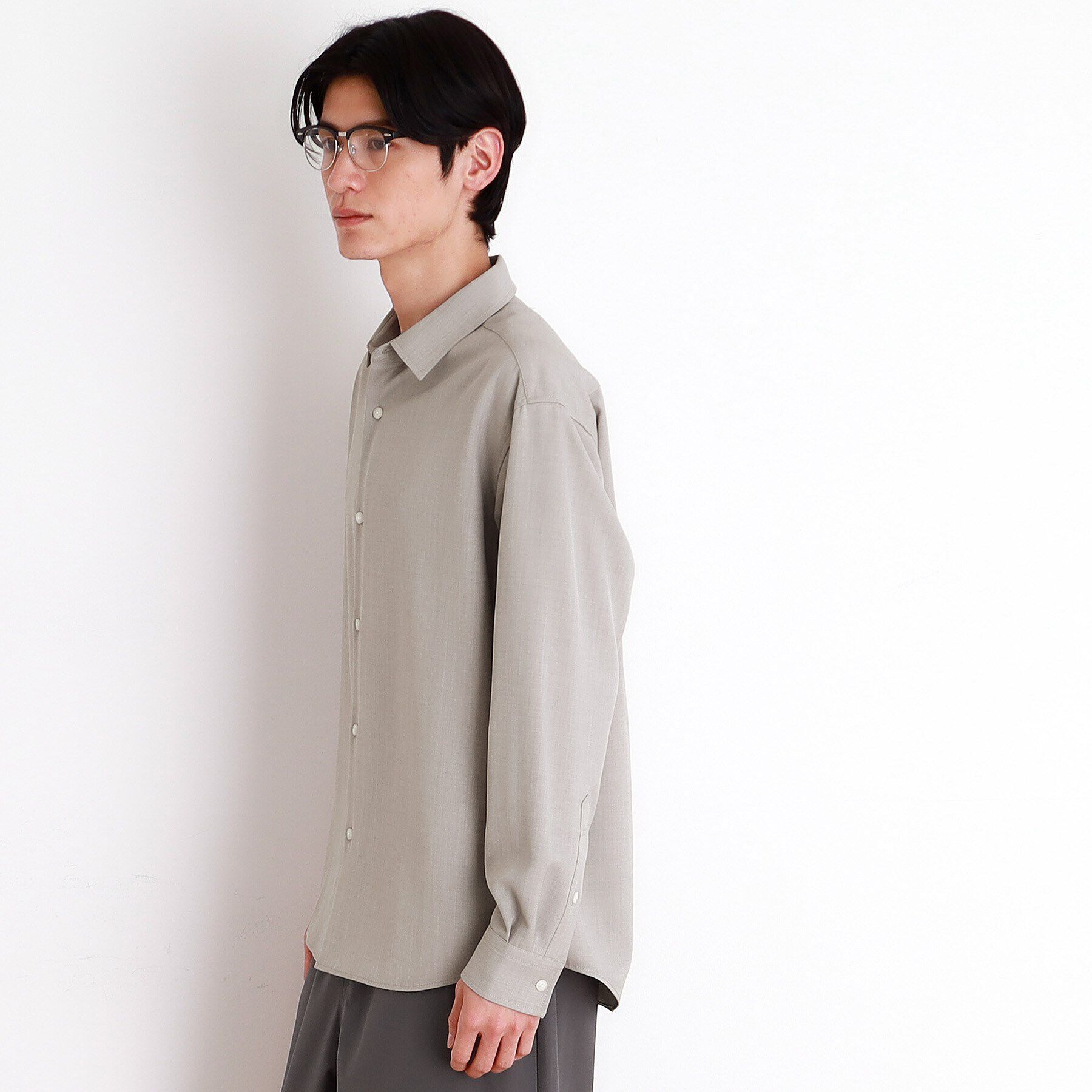 THE SHOP TK「ドライタッチ長袖シャツ」|シャツ・ブラウス|