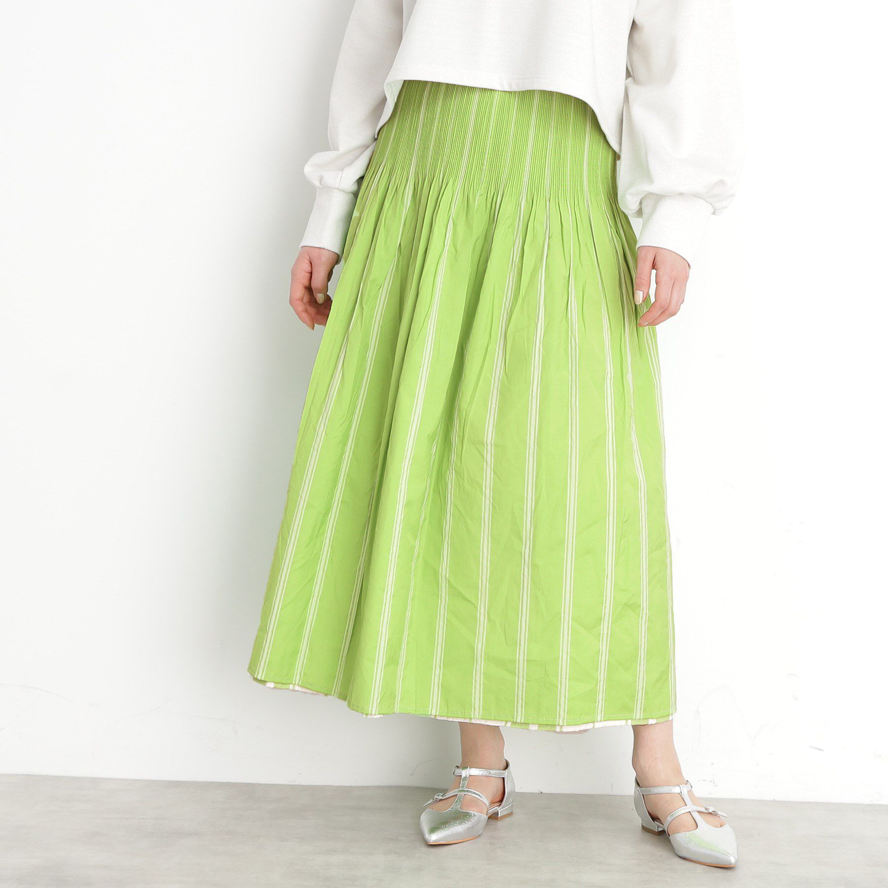 THE SHOP TK「リバーシブルスカート【洗える】」|スカート|