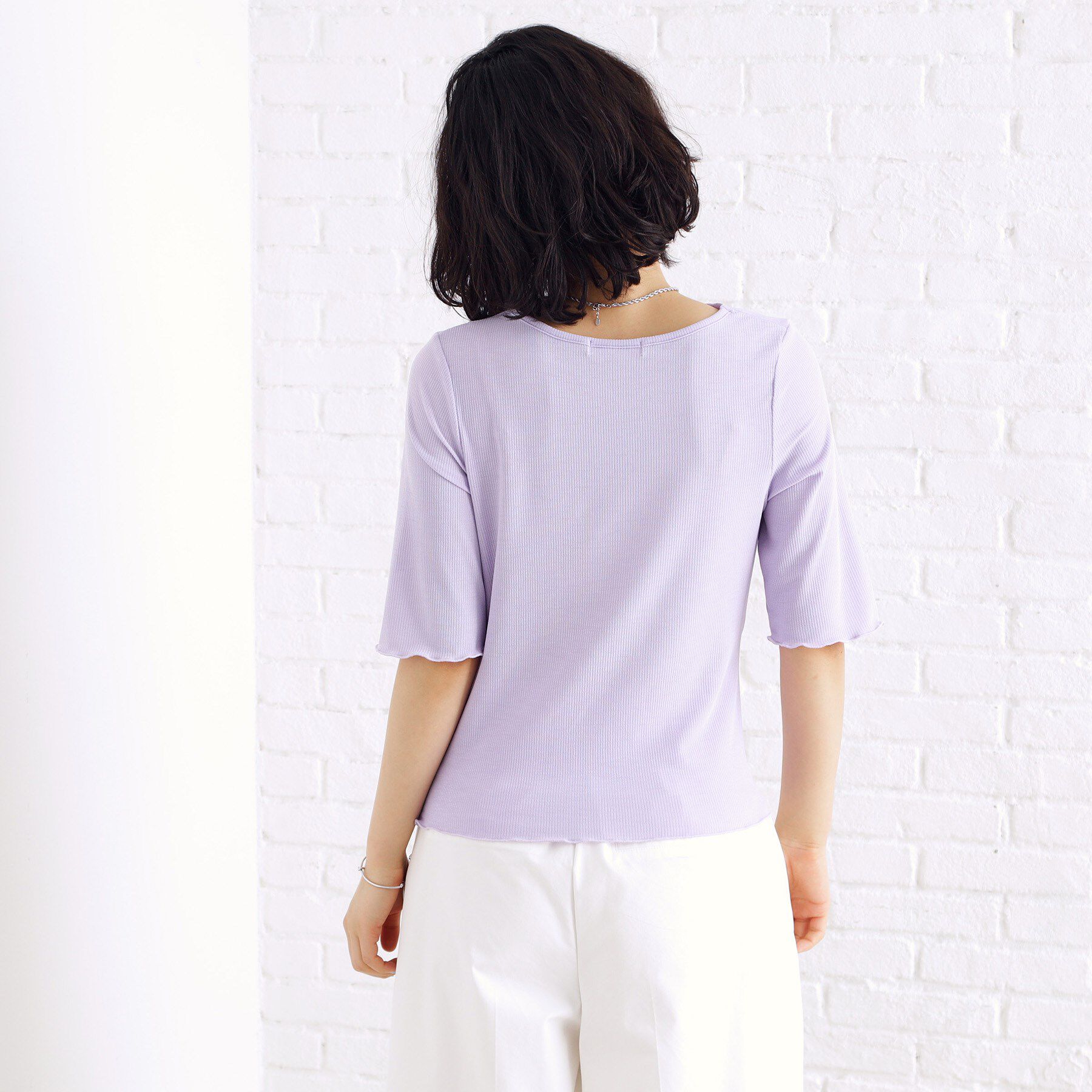 THE SHOP TK「ドレープカットソー【洗濯機OK/シワになりにくい】」|シャツ・ブラウス|