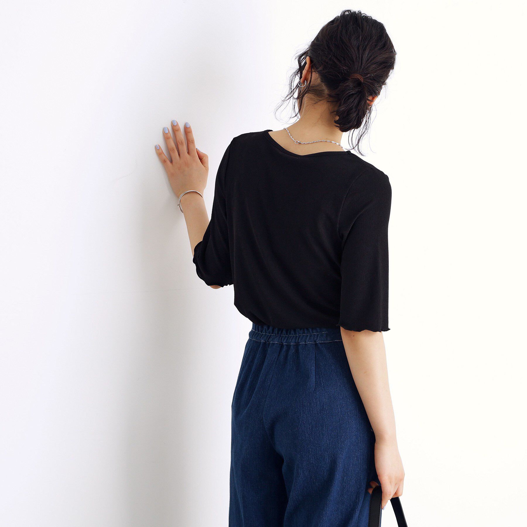 THE SHOP TK「ドレープカットソー【洗濯機OK/シワになりにくい】」|シャツ・ブラウス|