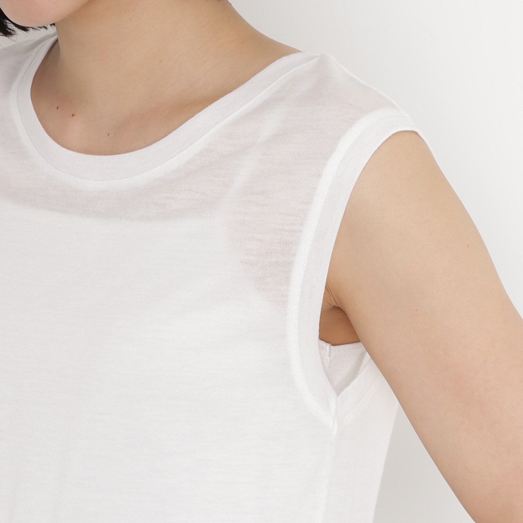 THE SHOP TK「シアーカーデ＆タンクトップ【セットアイテム/洗える】」|カーディガン|