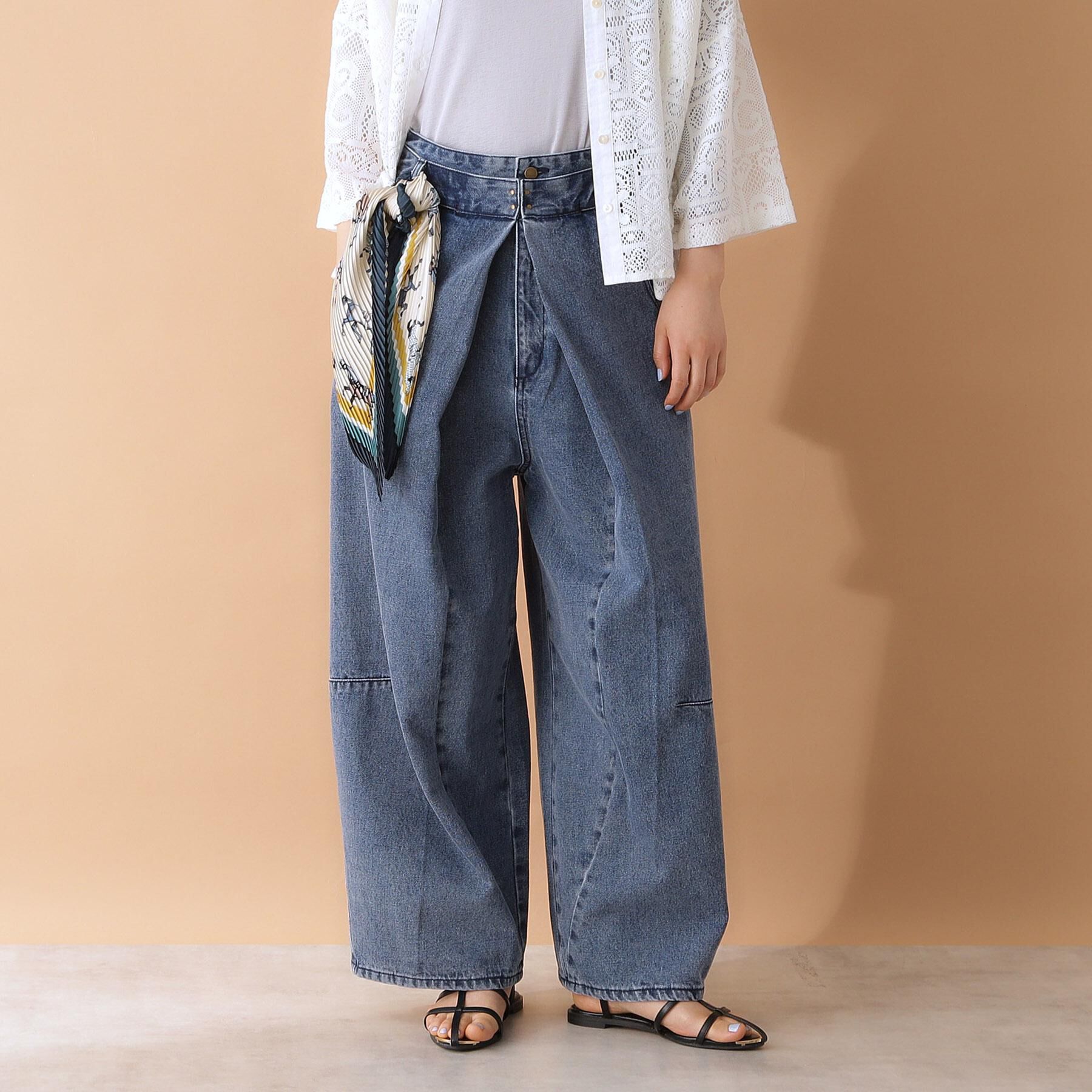 THE SHOP TK「バレル風タックパンツ【洗濯機OK】」|その他|