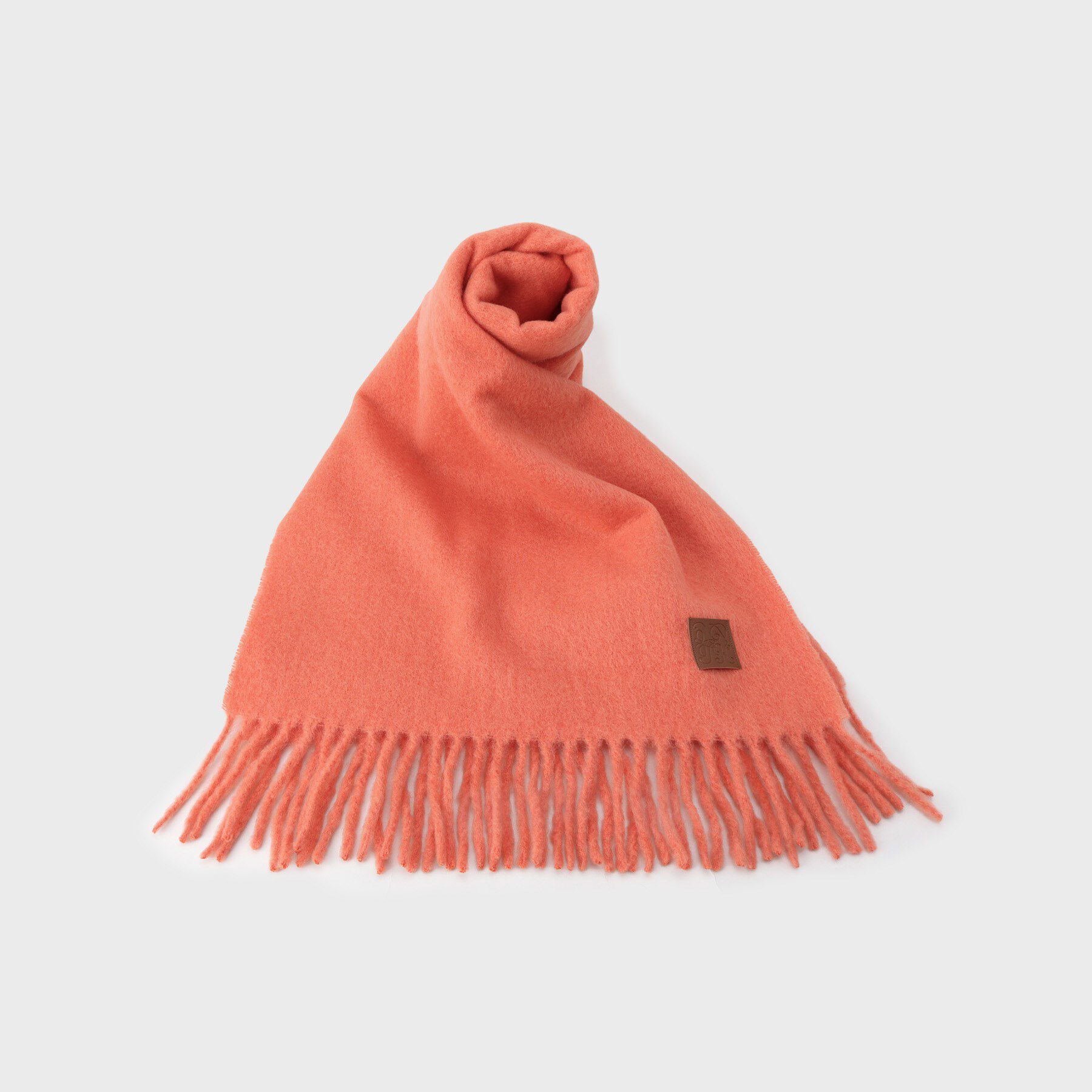 THE SHOP TK「【選べる6色】ループカラーストール」|ストール|オレンジ(067)