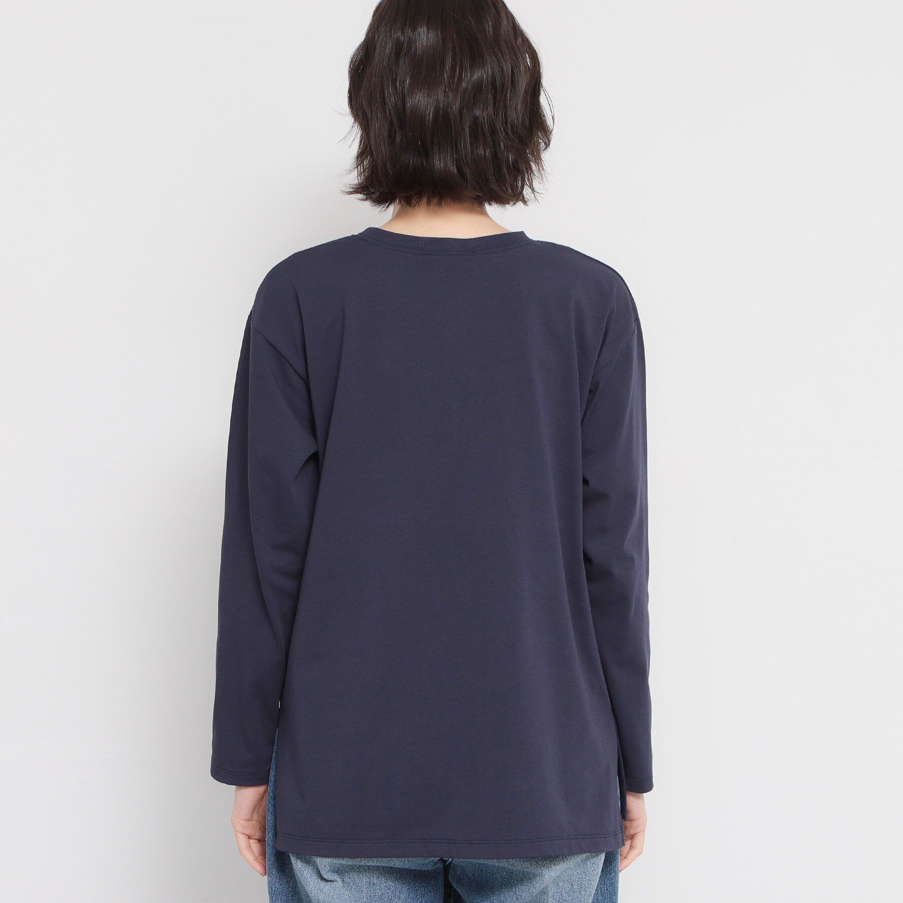 THE SHOP TK「ロゴ箔プリントロンTee」|Tシャツ・カットソー|