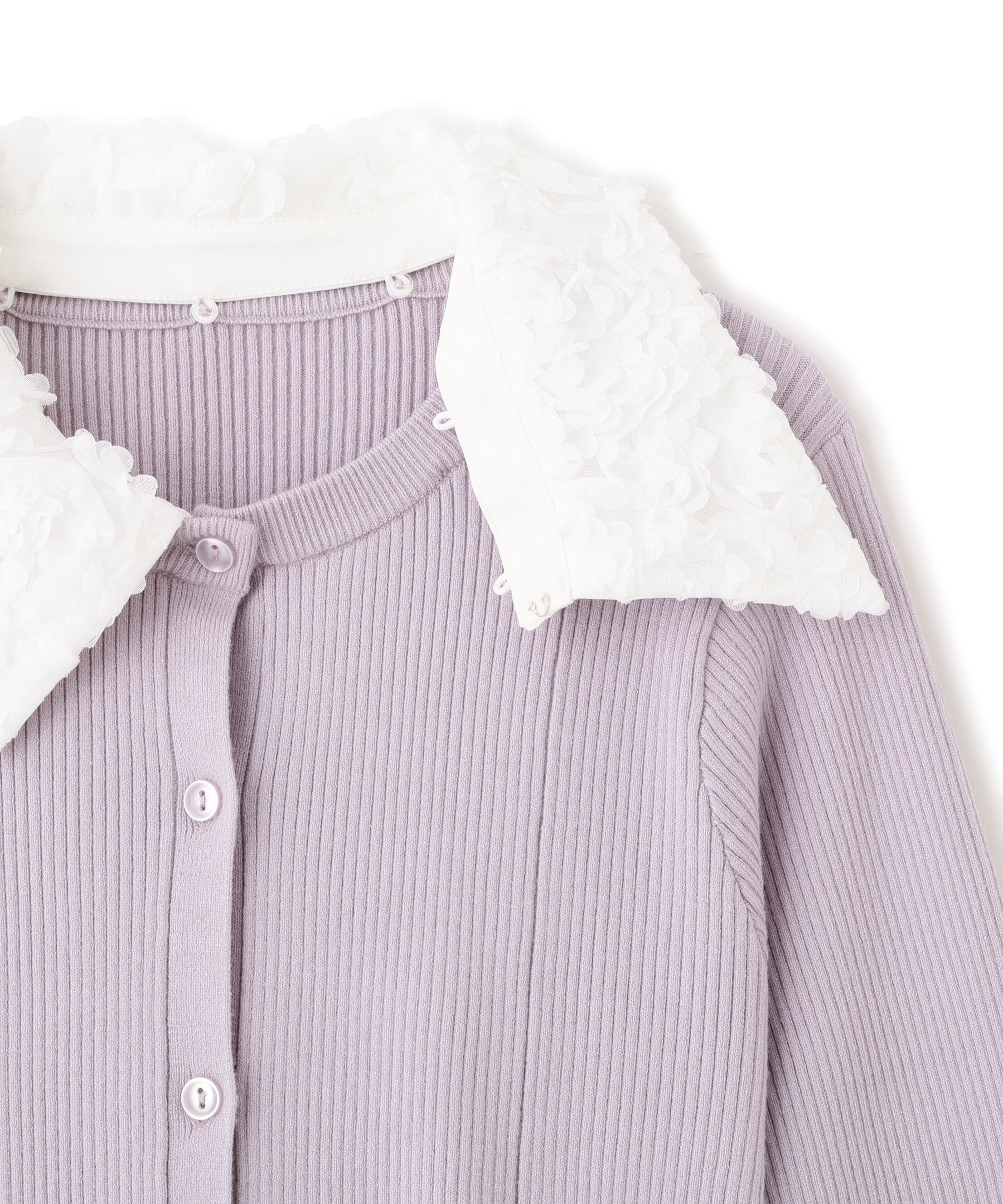  「2wayカラーペプラムニット」|ニット・セーター|