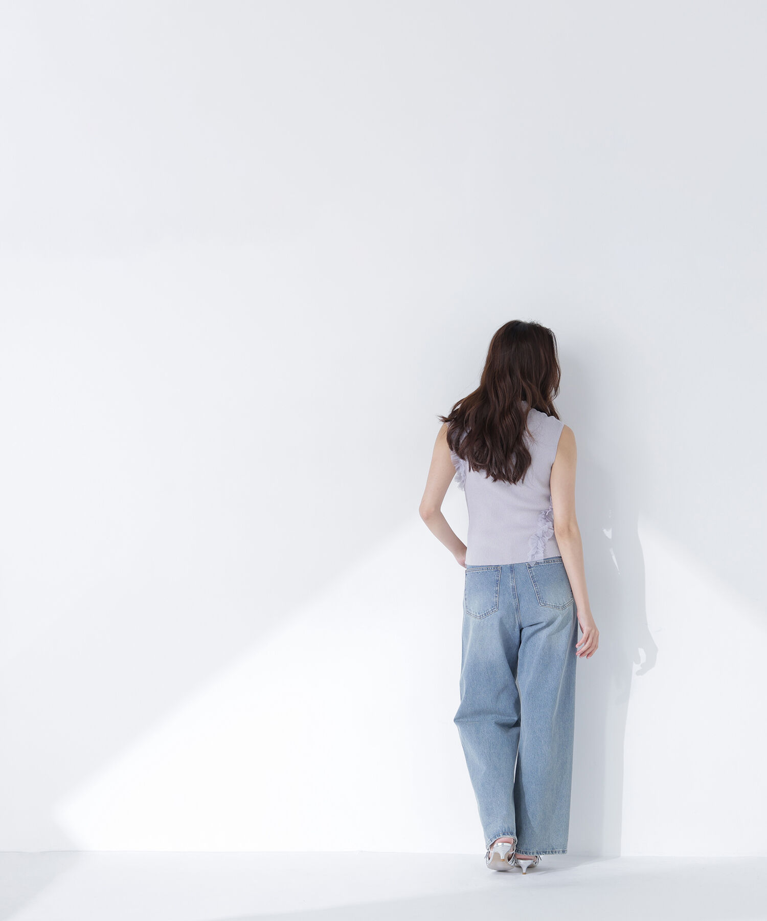  「フリルチュールデザインニット」|ニット・セーター|