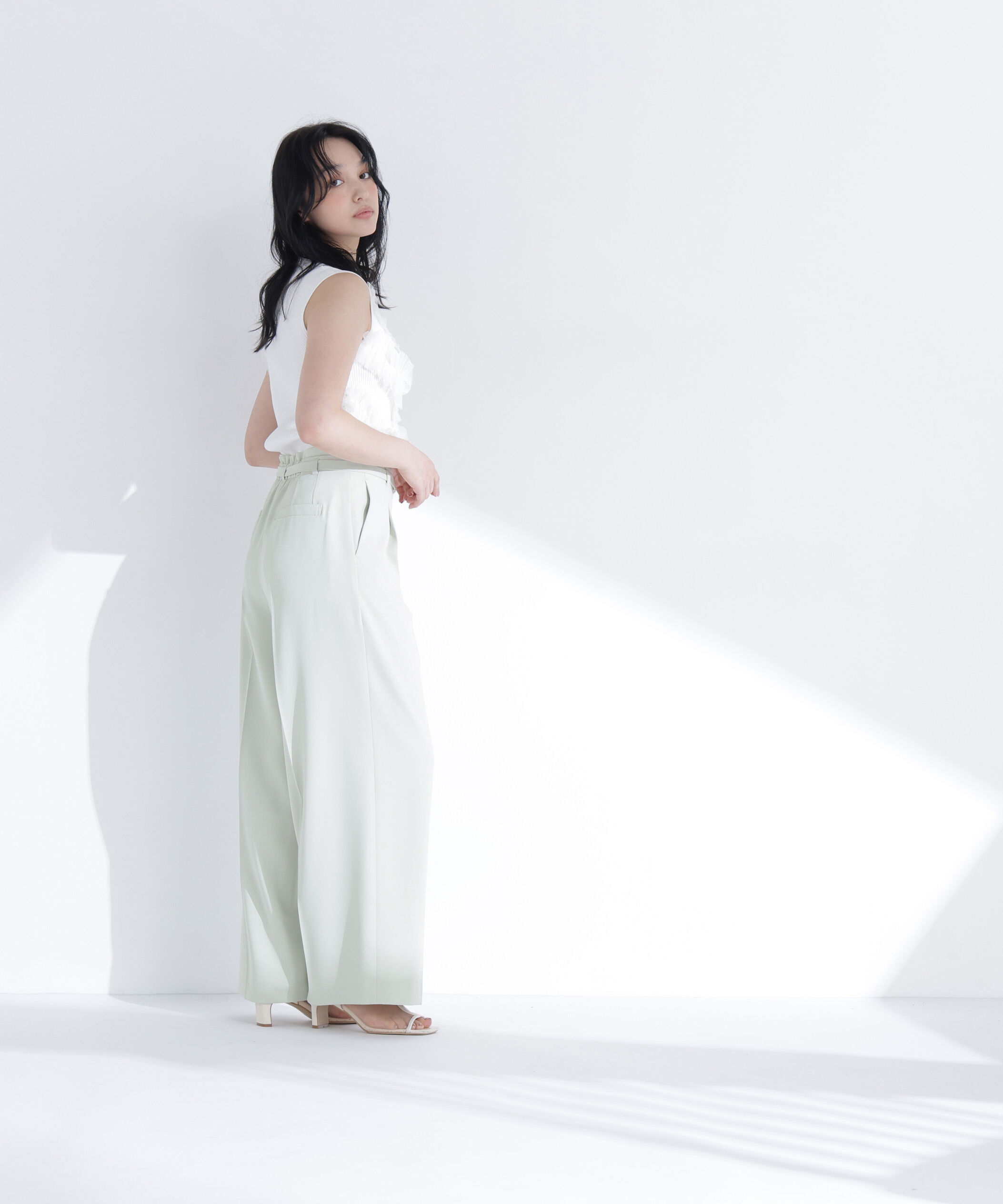  「フリルチュールデザインニット」|ニット・セーター|