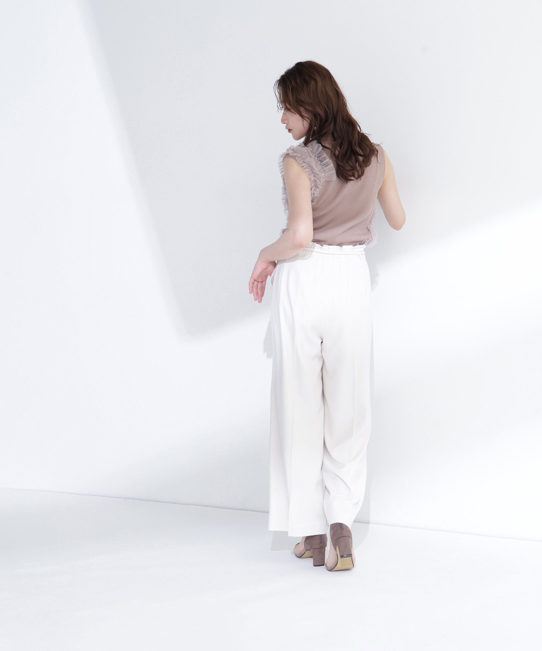  「フリルチュールデザインニット」|ニット・セーター|