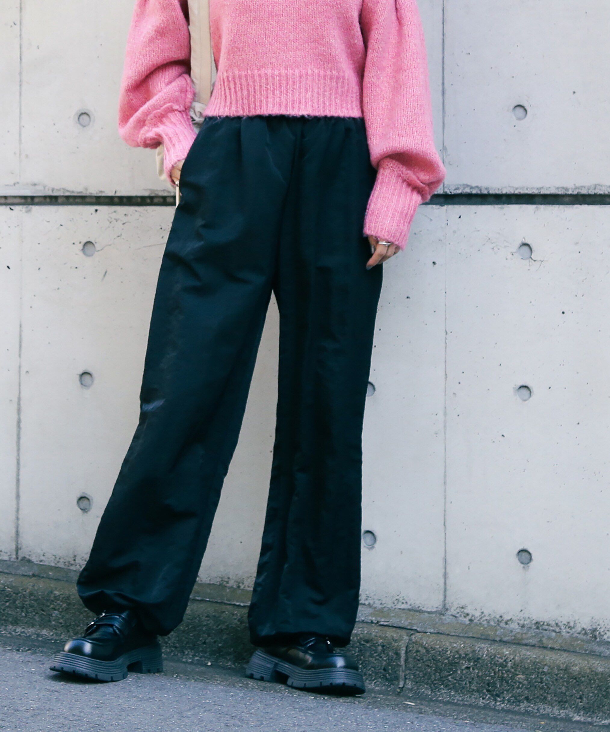  「裾ドロストイージーパンツ」|その他|