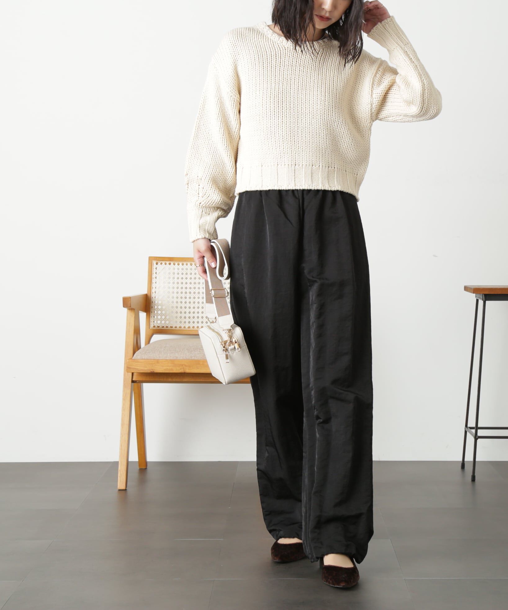  「裾ドロストイージーパンツ」|その他|