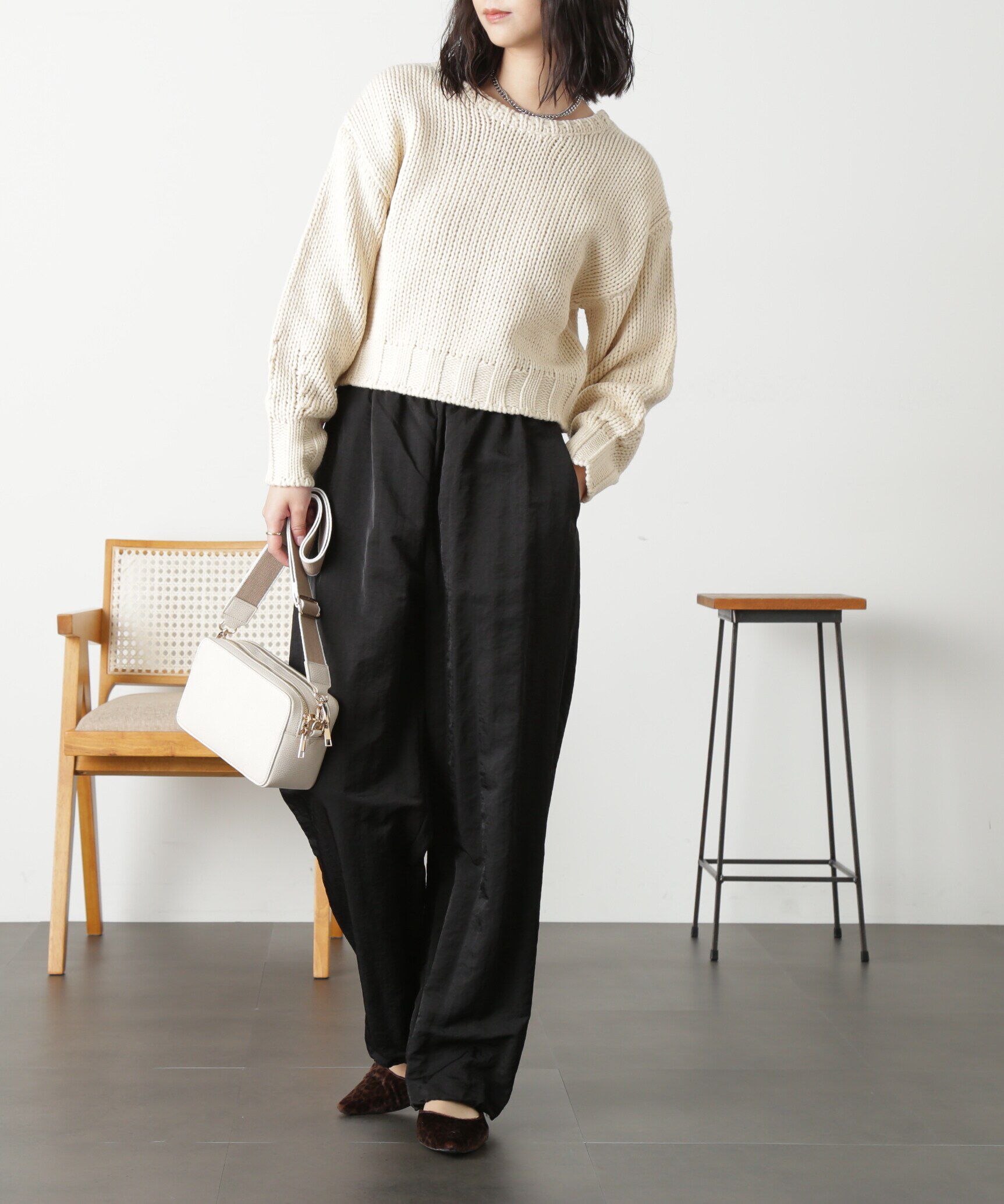  「裾ドロストイージーパンツ」|その他|