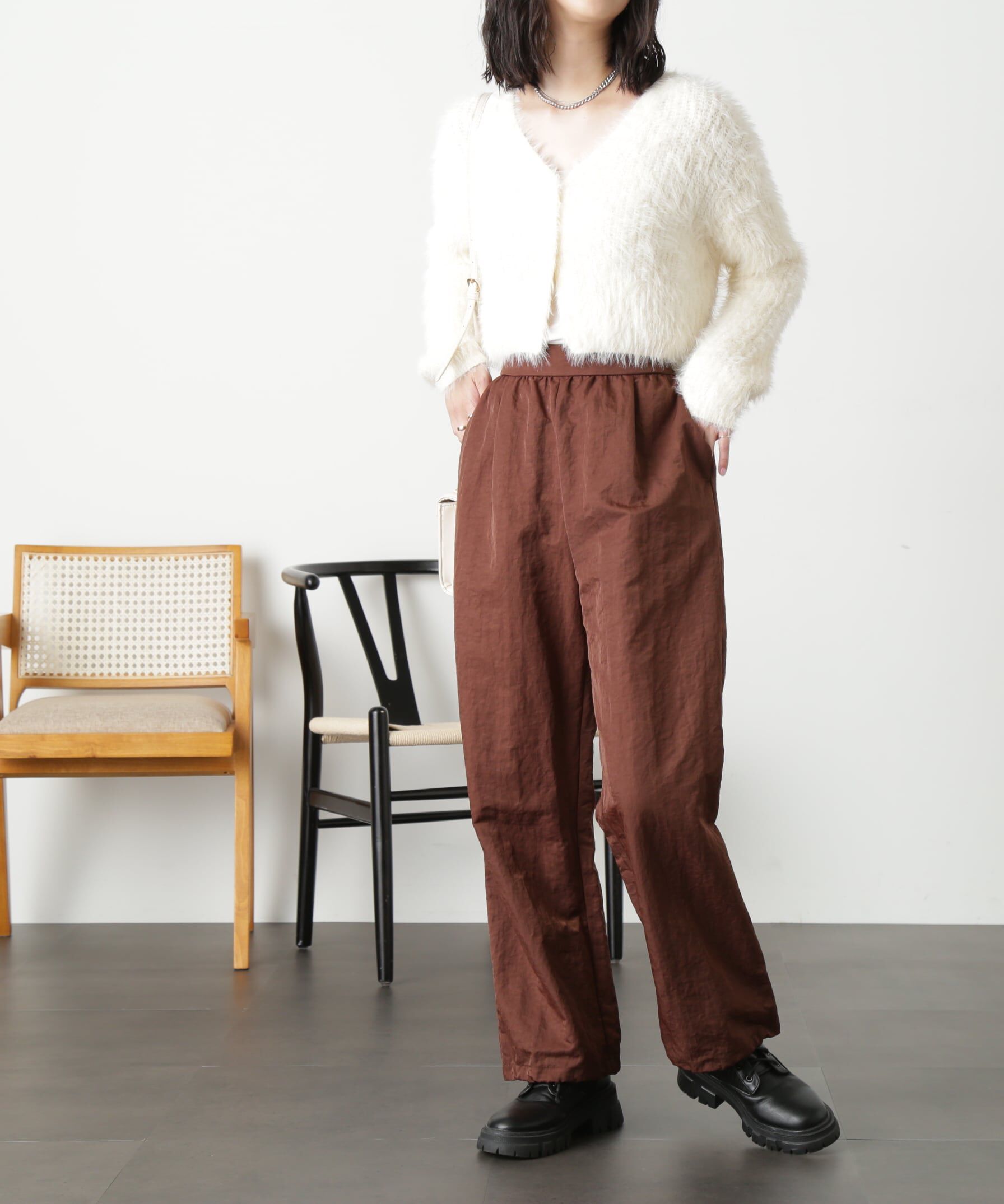  「裾ドロストイージーパンツ」|その他|